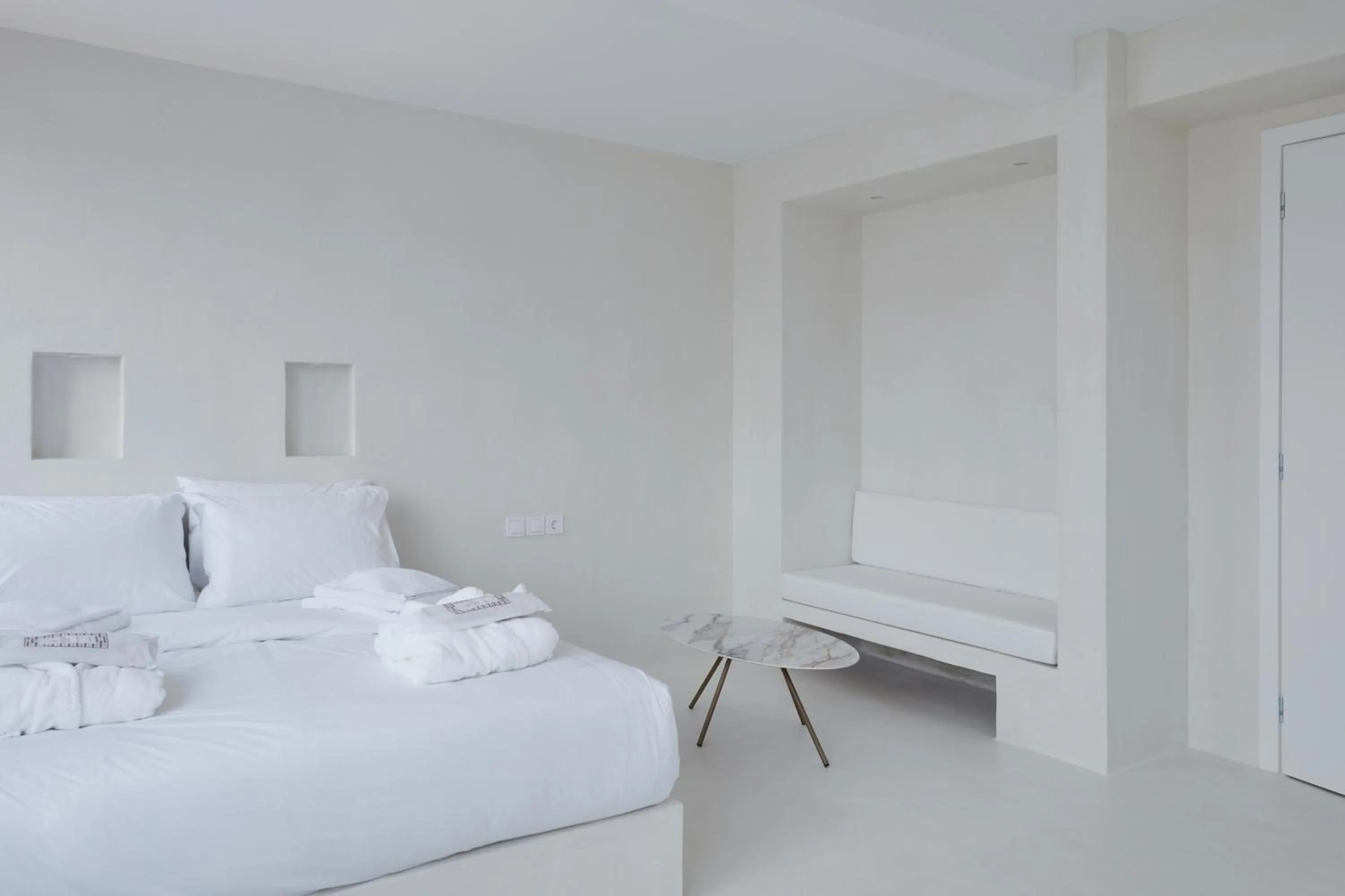 Bed in Athens Penthouse