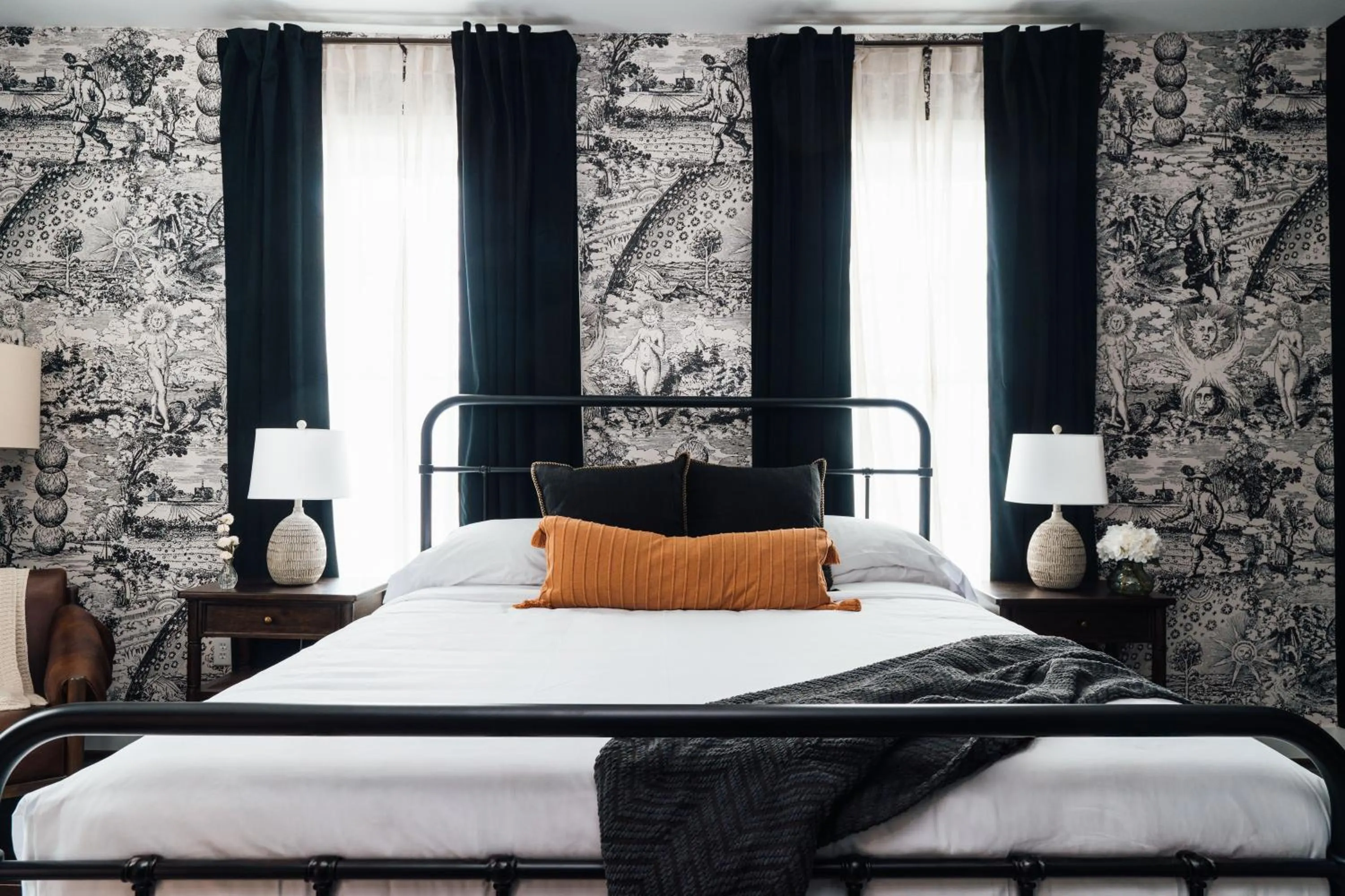 Bed in The Painted Lady