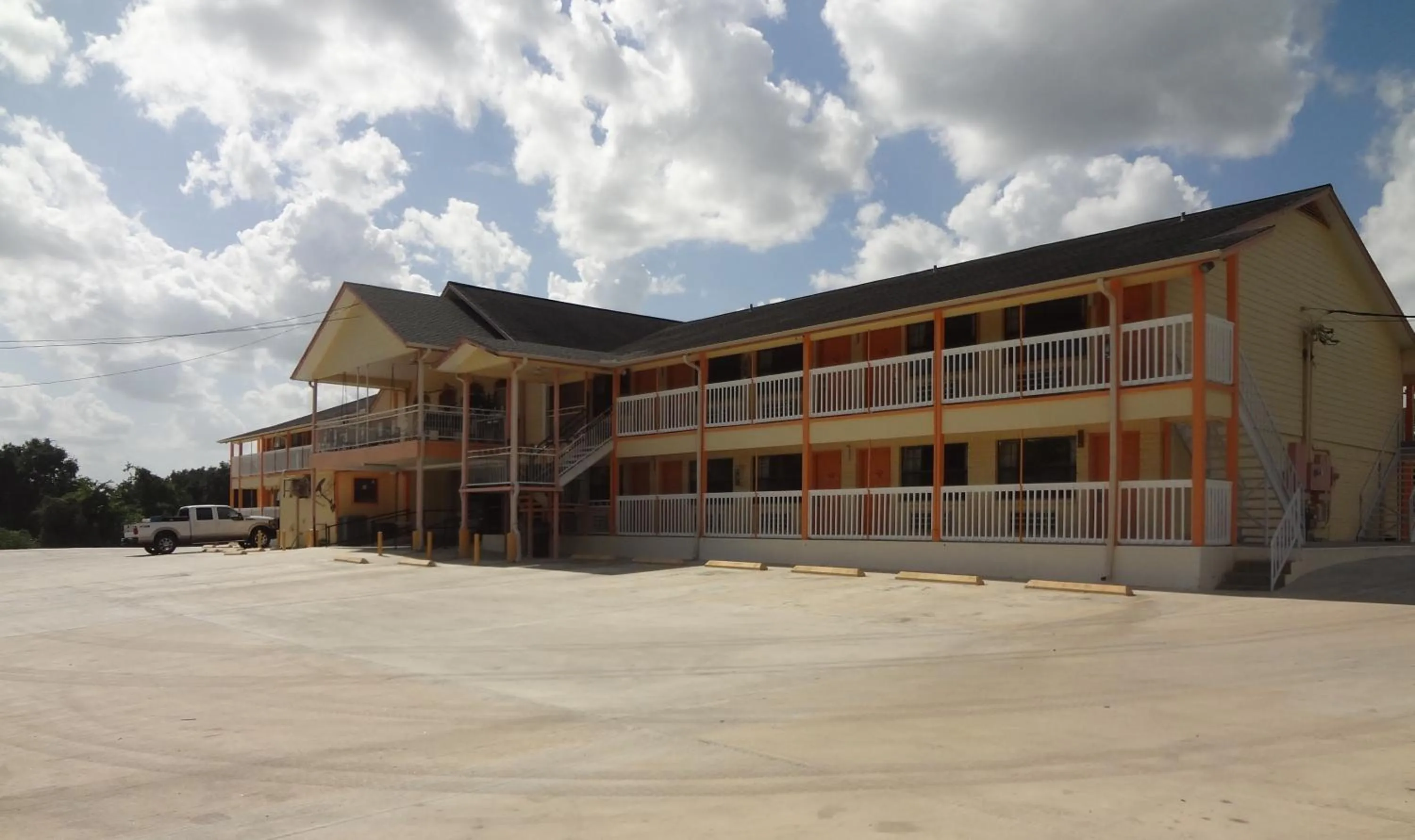 Bird's eye view in Antlers Inn Goliad