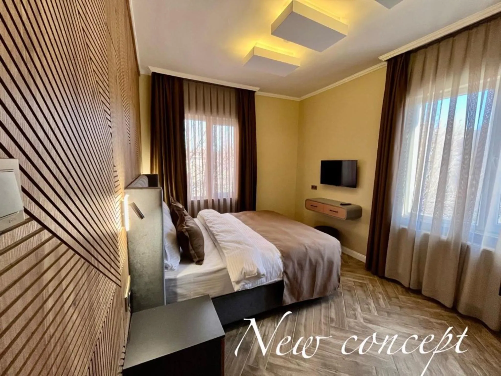 Bed in Miro Mara Boutique Hotel & Lounge Bar