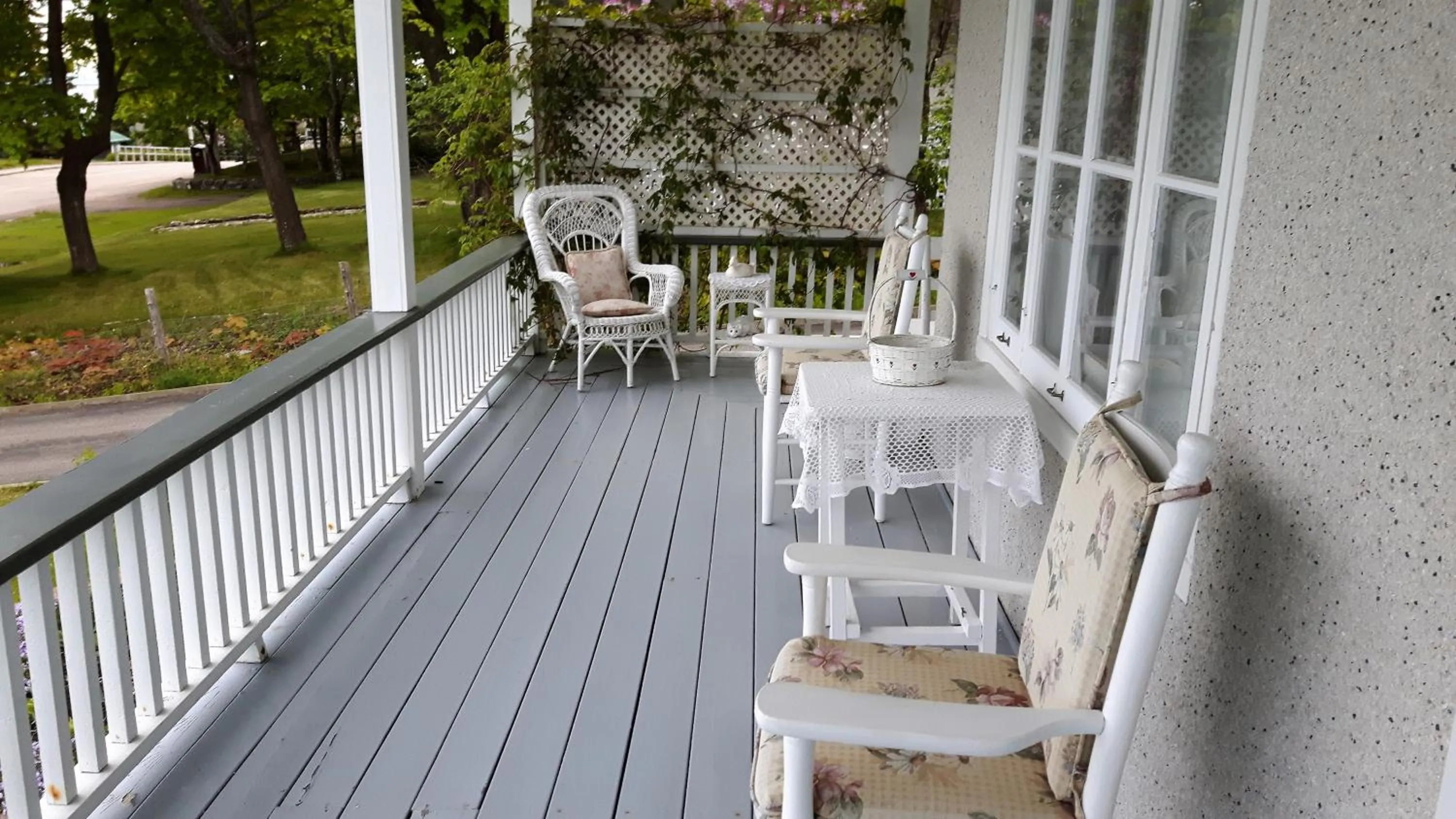 Balcony/Terrace in auberge gite maison des lilas