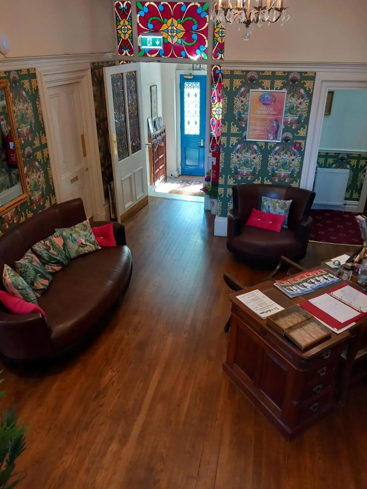 Property building in Farnley Tower Guesthouse