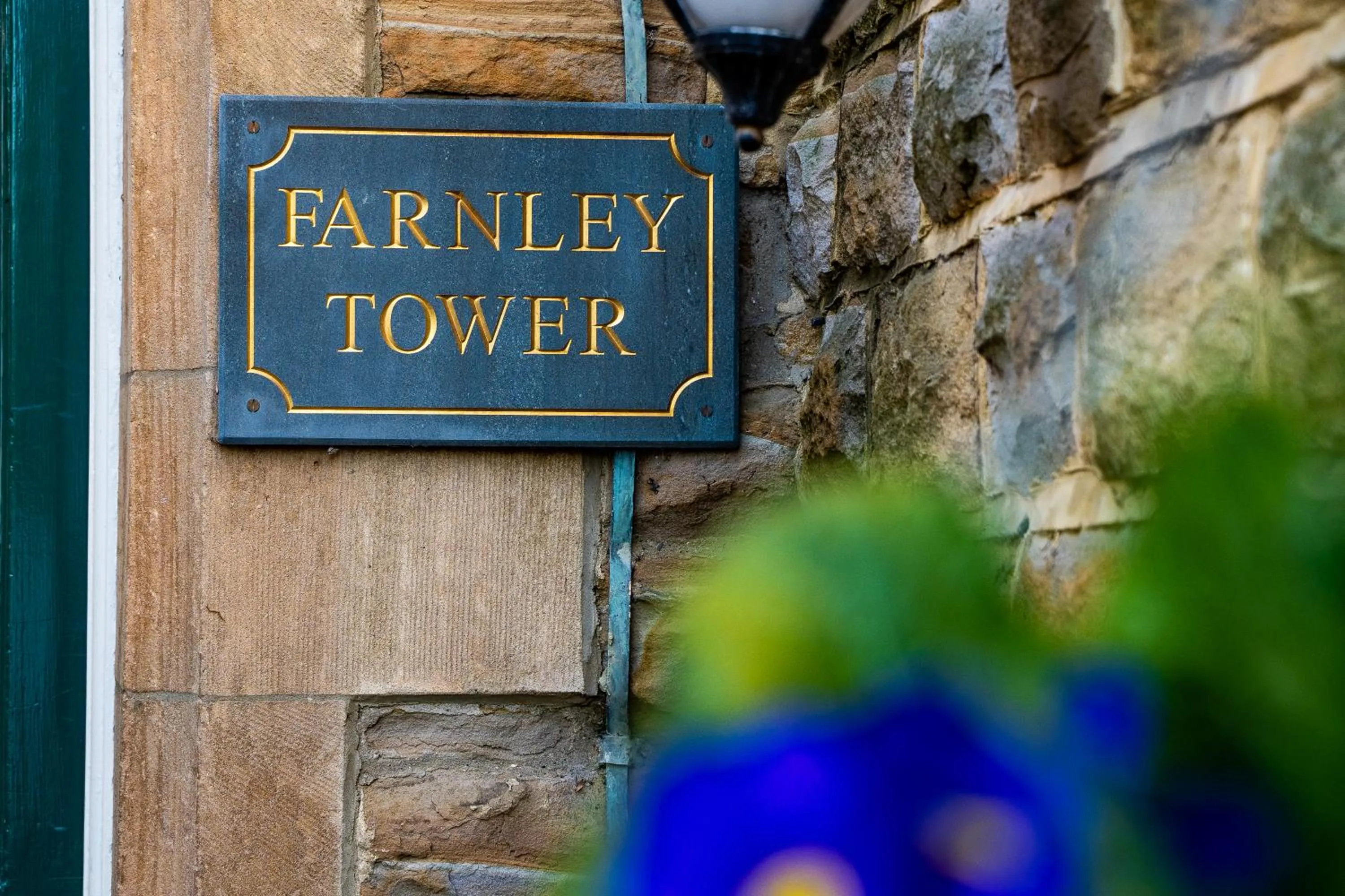 Facade/entrance in Farnley Tower Guesthouse