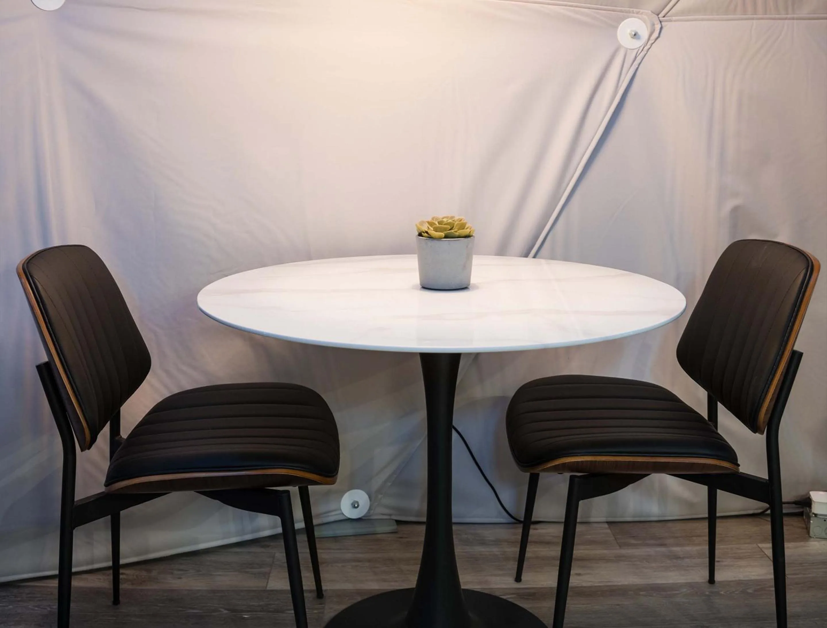 Dining area in Pagosa River Domes