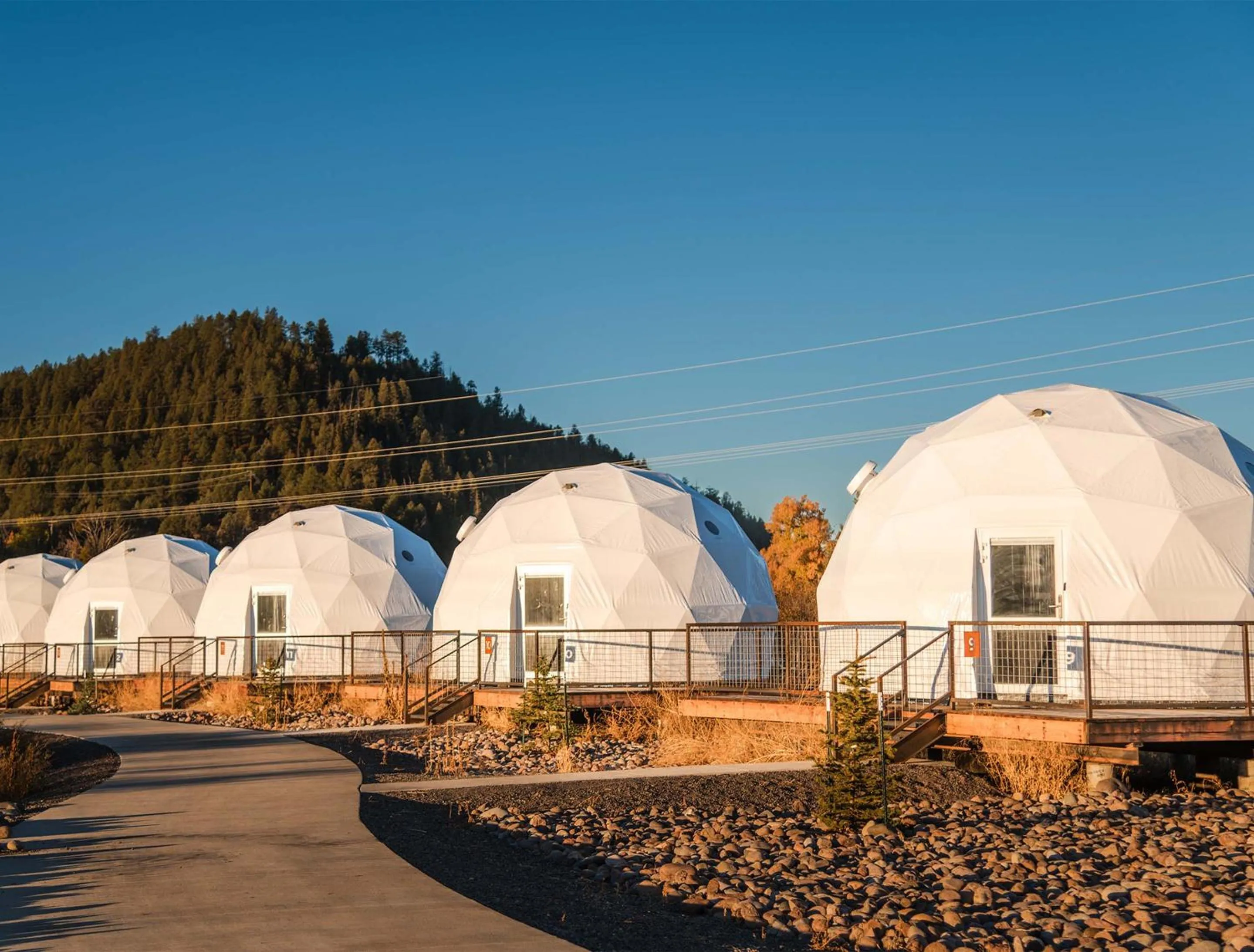 Property building in Pagosa River Domes