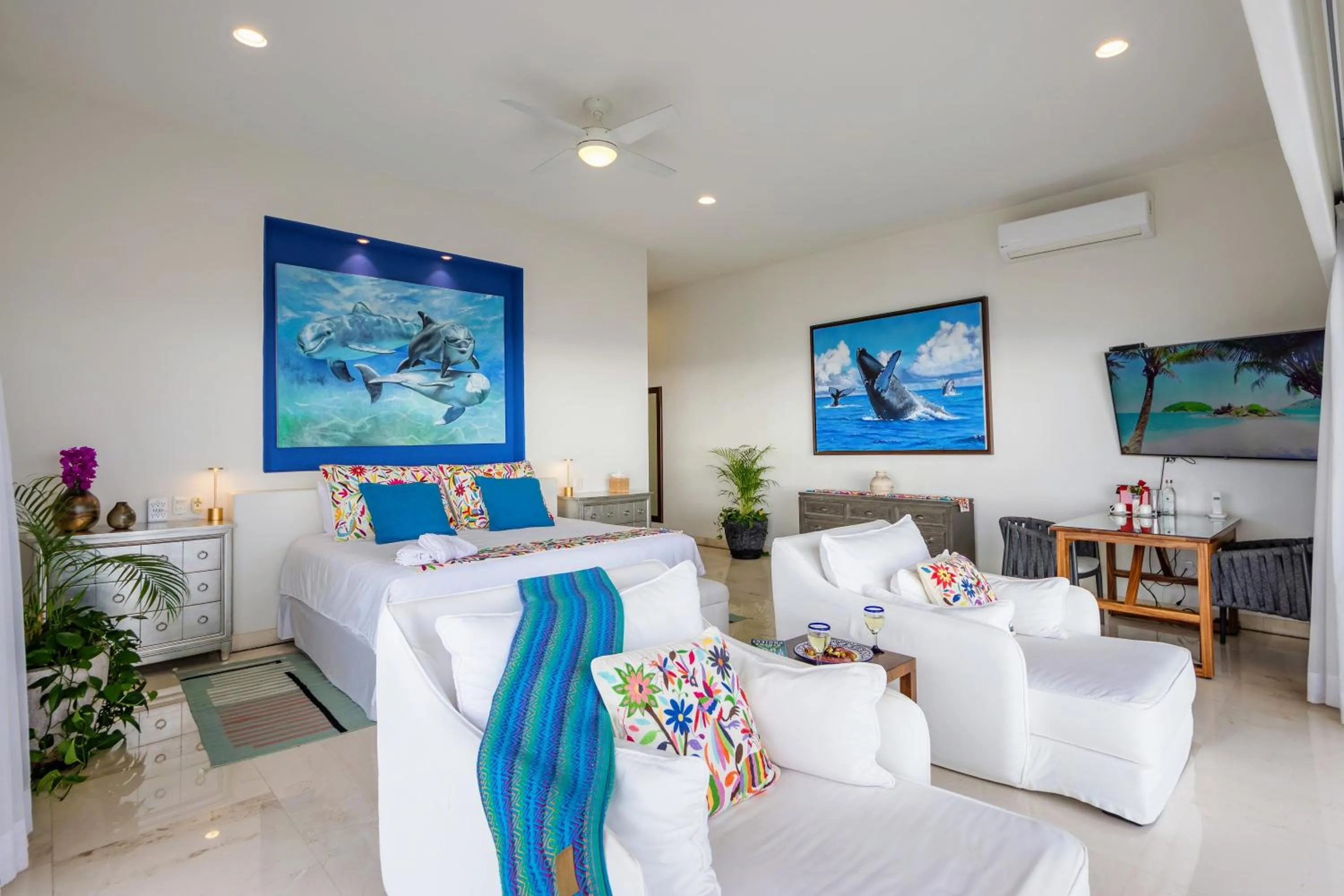 Bed in Villa Divina Luxury Boutique - Adults Only