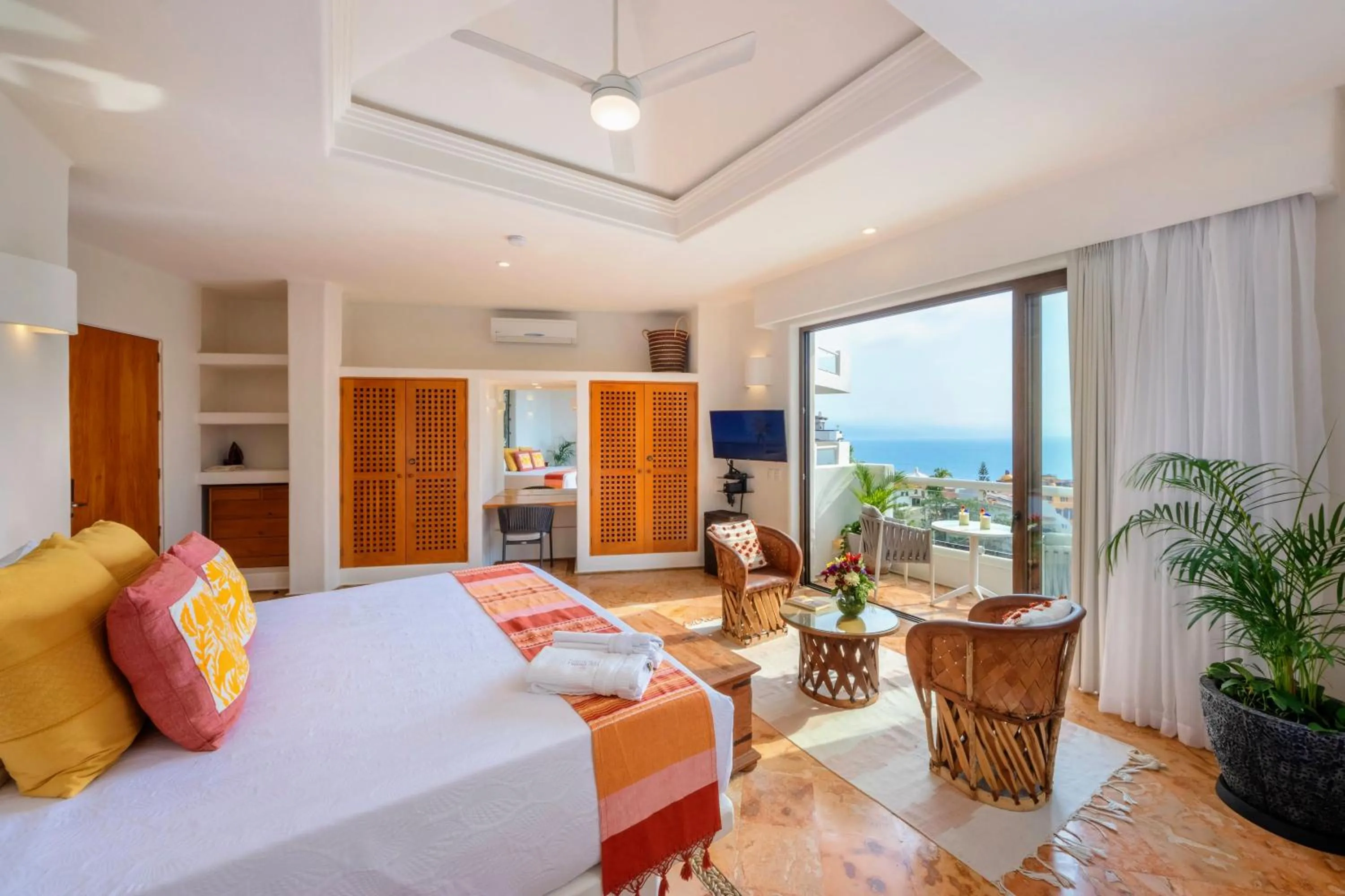 Bedroom, Bed in Villa Divina Luxury Boutique - Adults Only