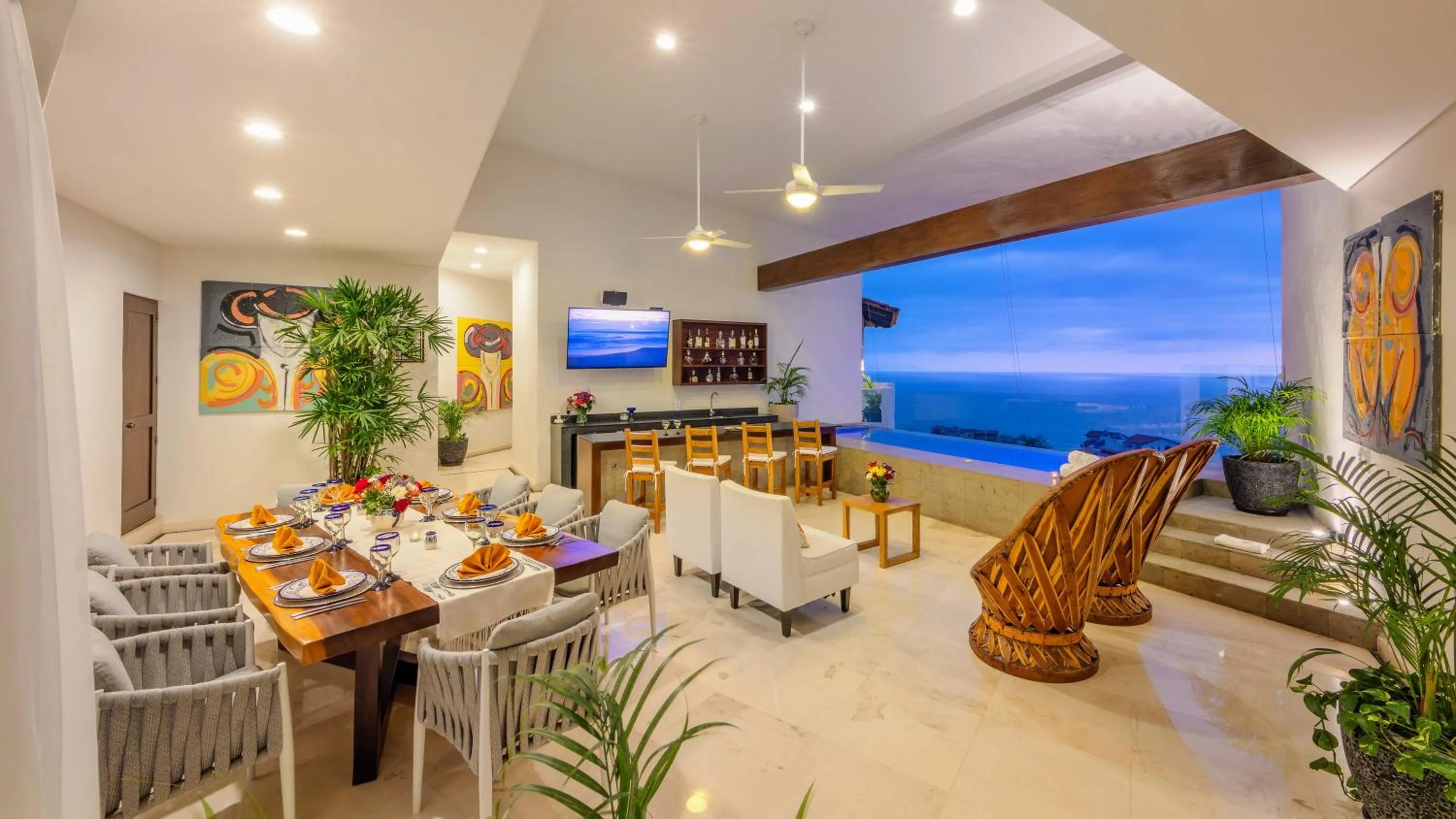 Dining area in Villa Divina Luxury Boutique - Adults Only