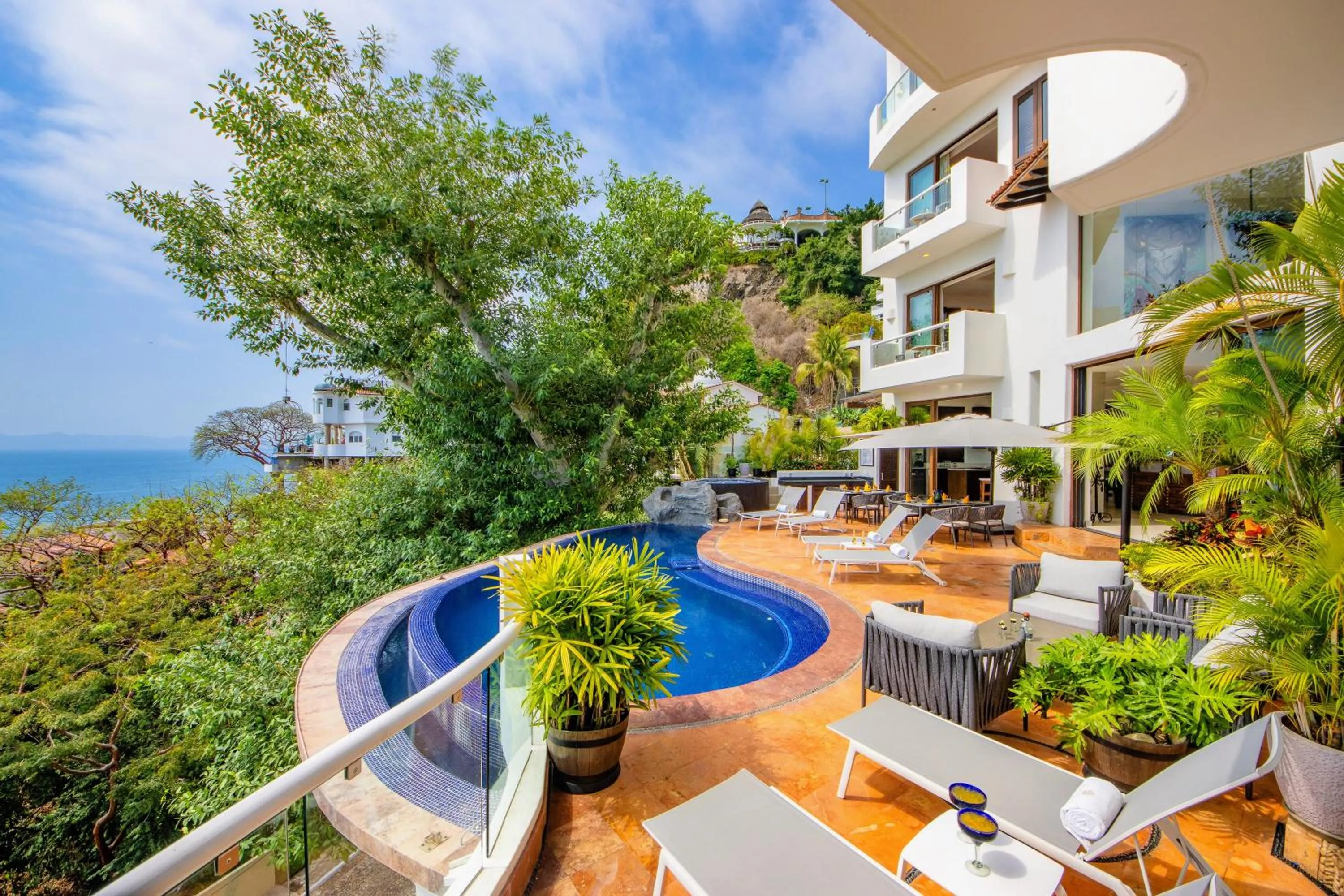 Balcony/Terrace in Villa Divina Luxury Boutique - Adults Only