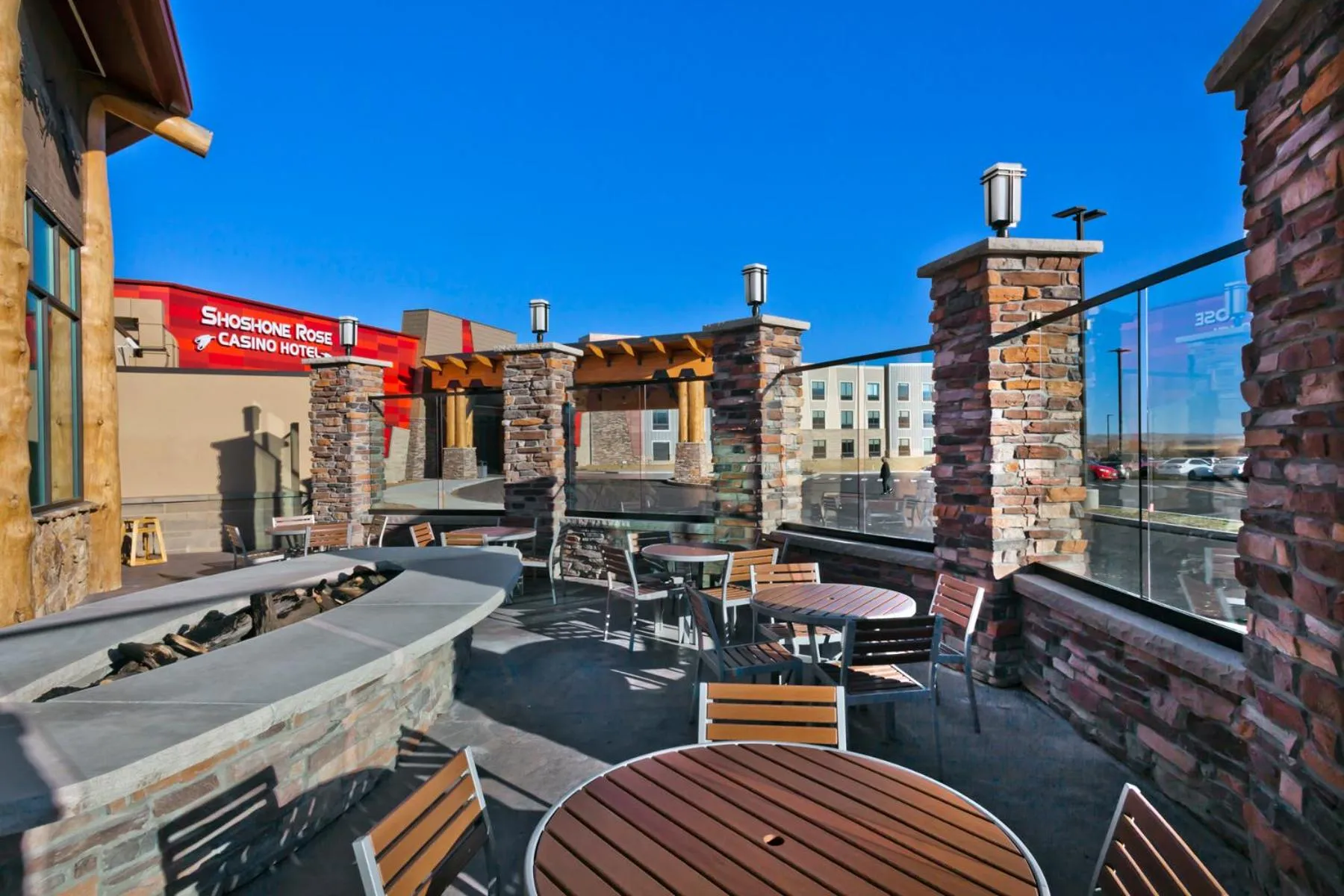 Property building in Shoshone Rose Casino & Hotel