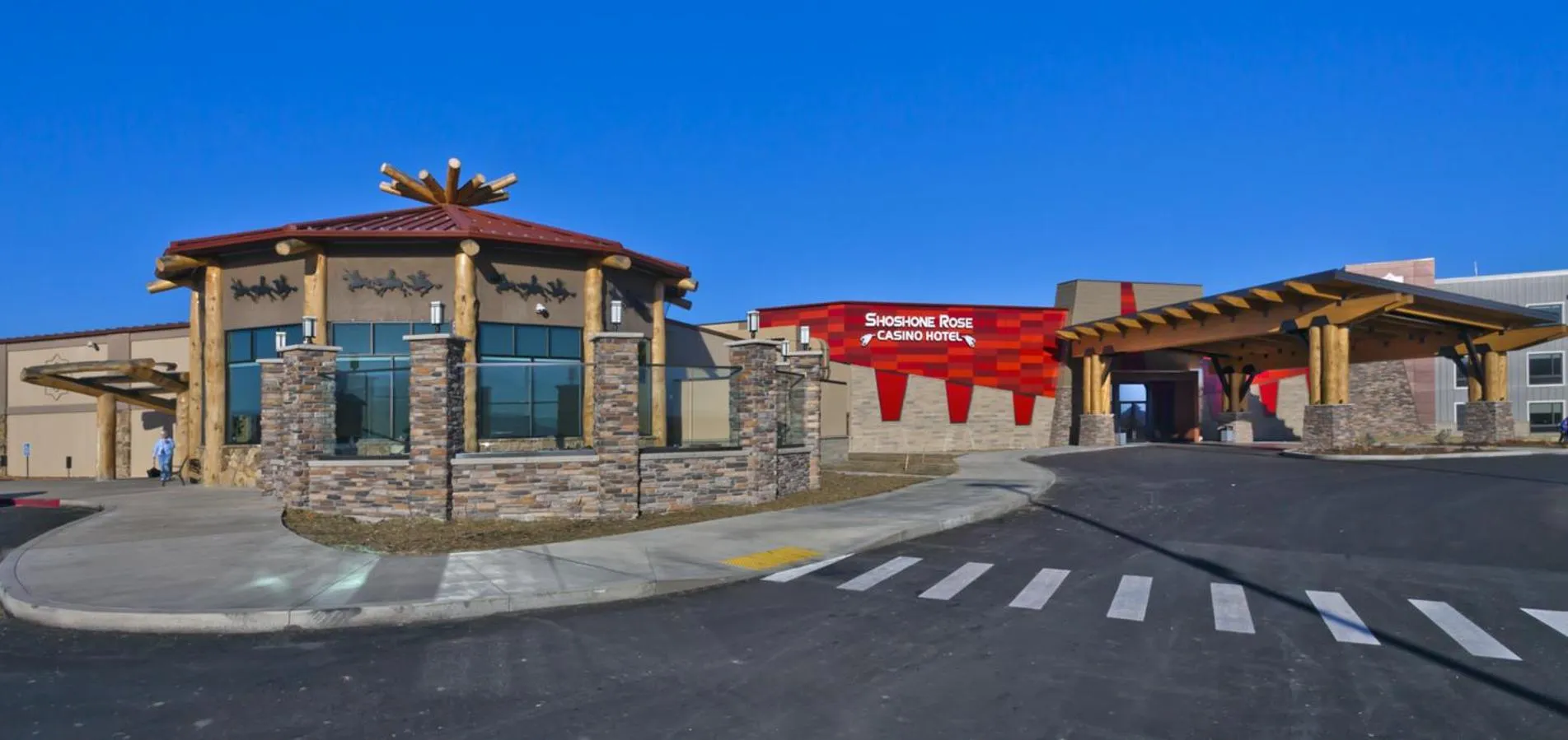 Property building in Shoshone Rose Casino & Hotel