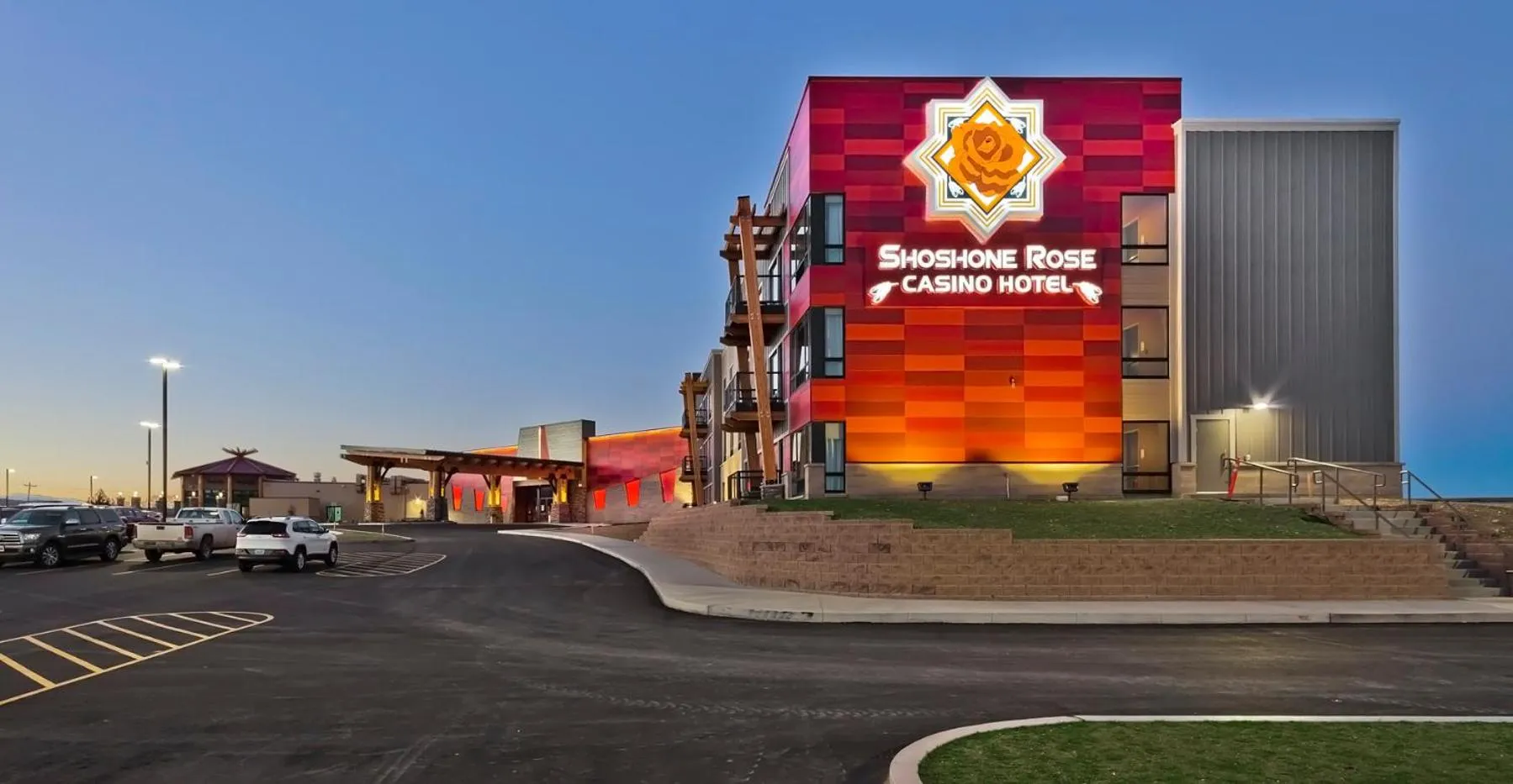 Property building in Shoshone Rose Casino & Hotel