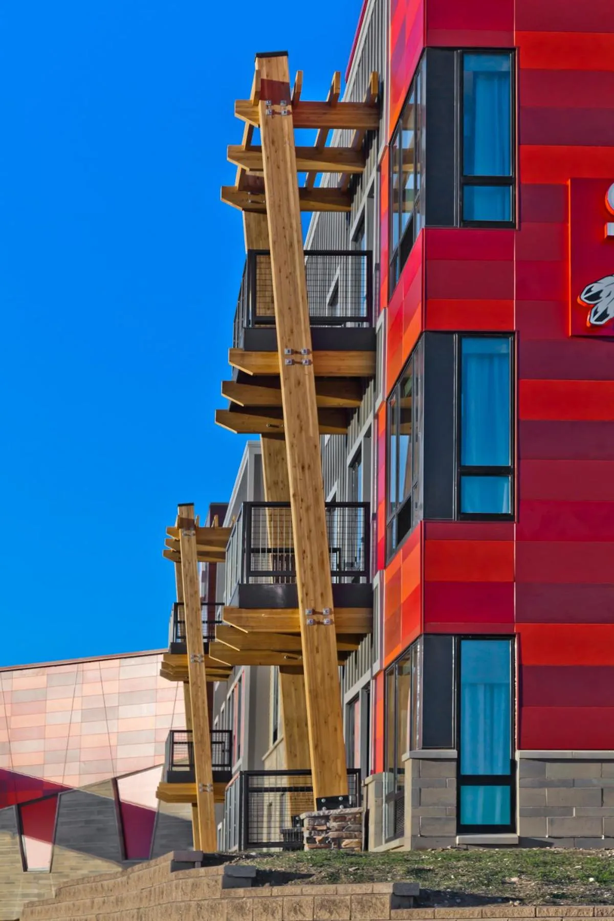 Property building in Shoshone Rose Casino & Hotel