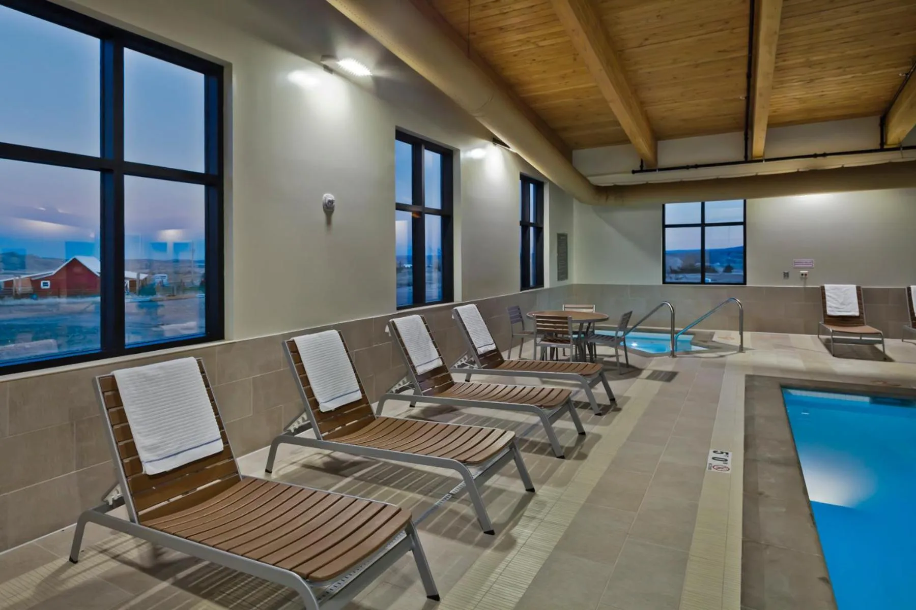 Pool view in Shoshone Rose Casino & Hotel