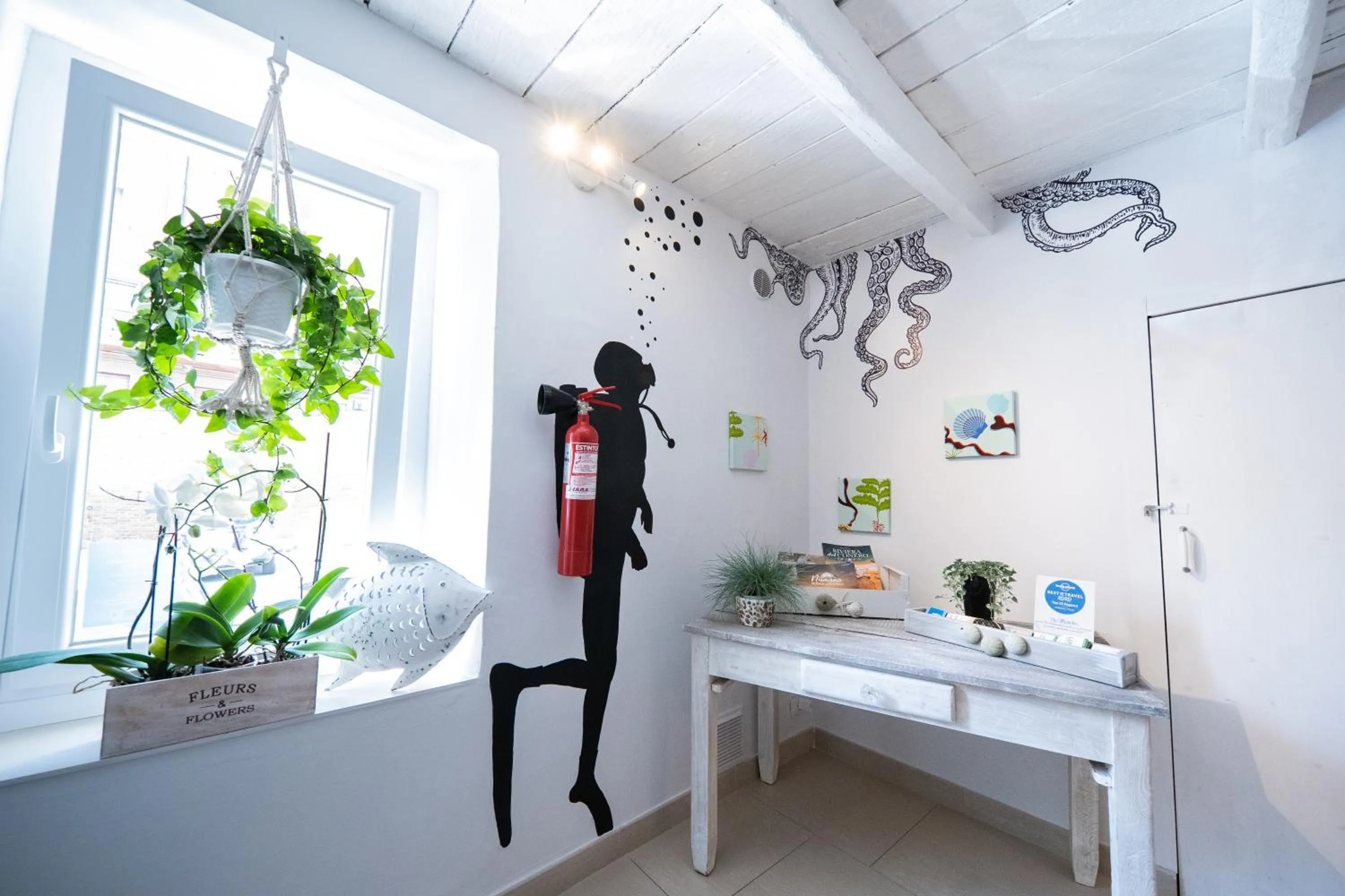 Lobby or reception in B&B A Portata di Mare