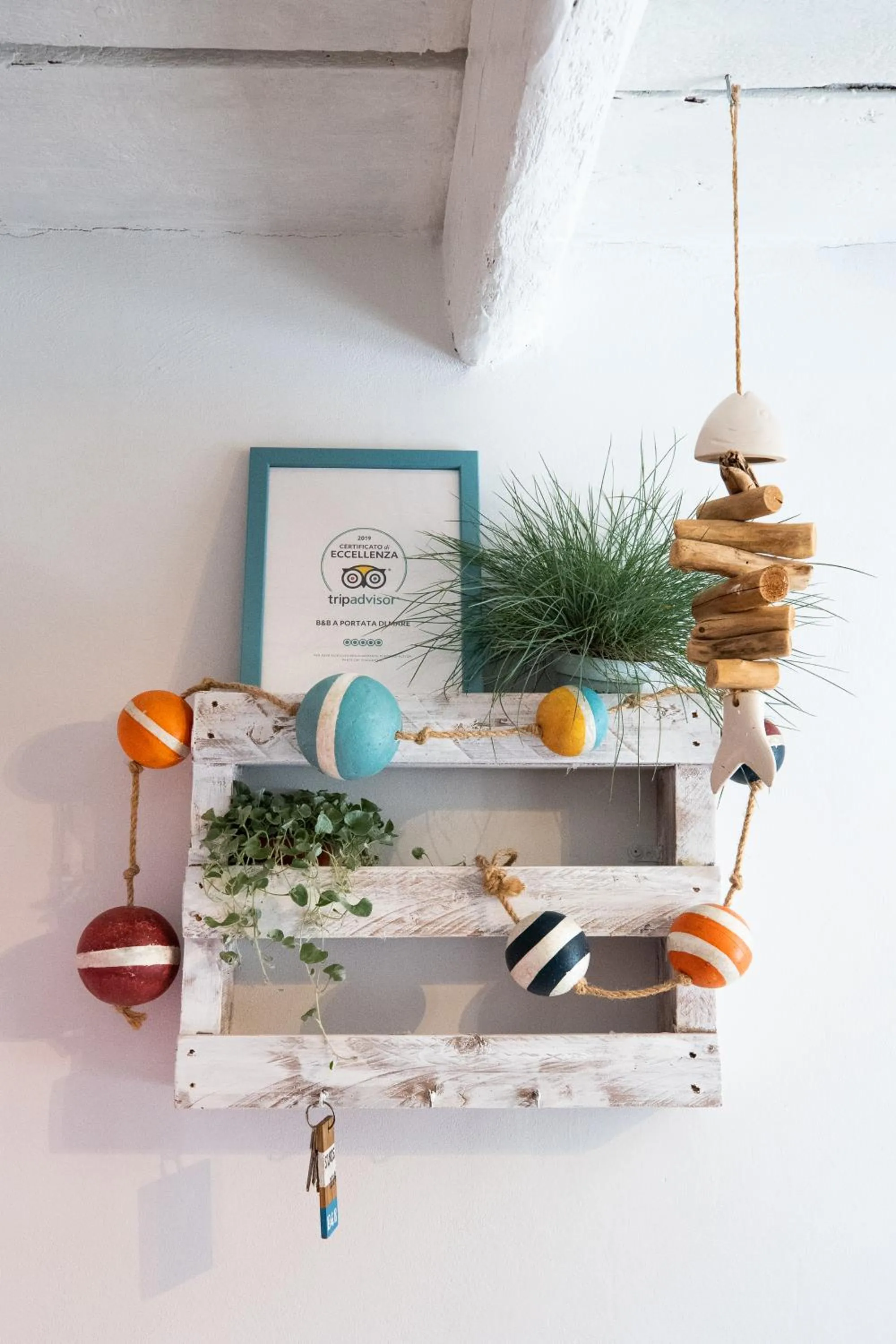 Decorative detail in B&B A Portata di Mare