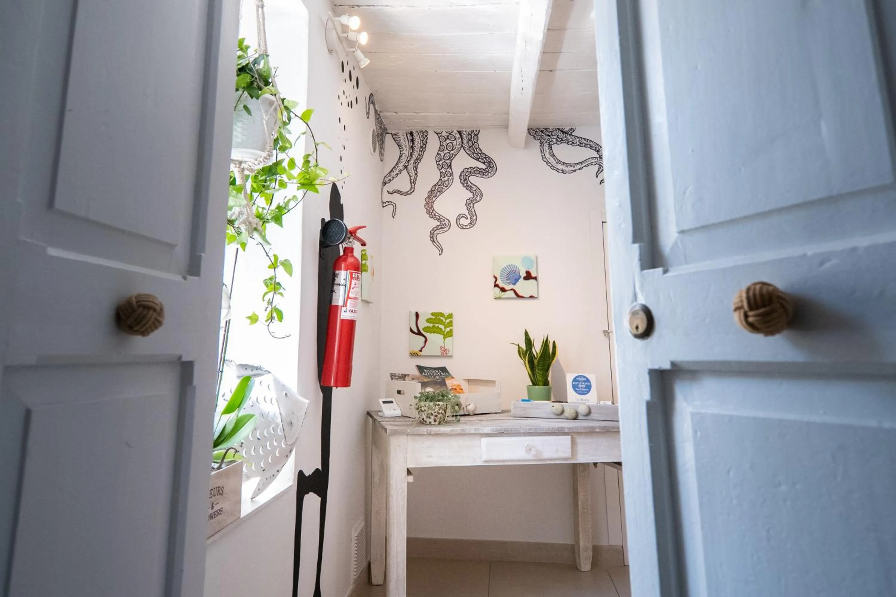 Lobby or reception in B&B A Portata di Mare