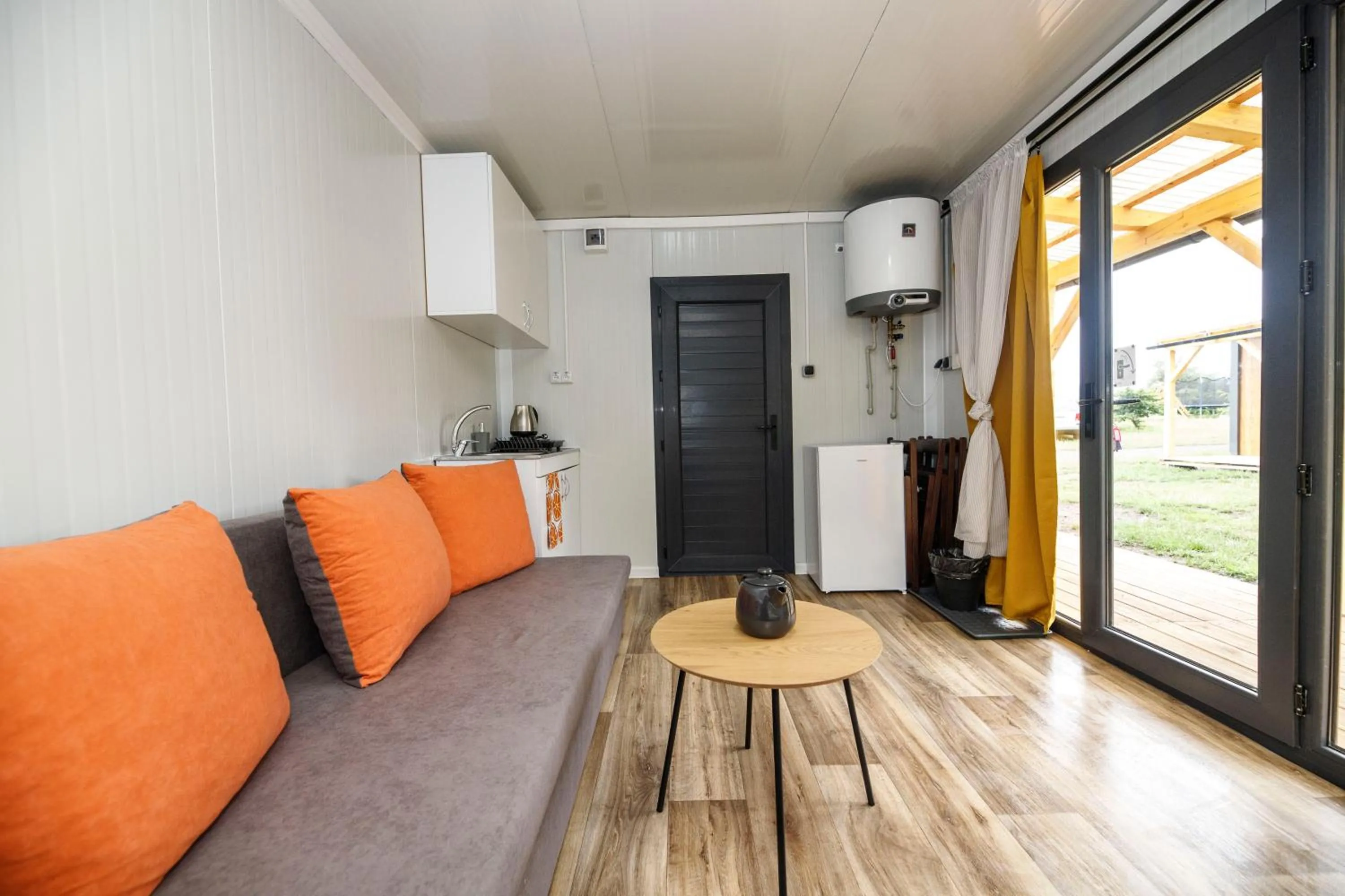 Seating area in Kemp Děčín