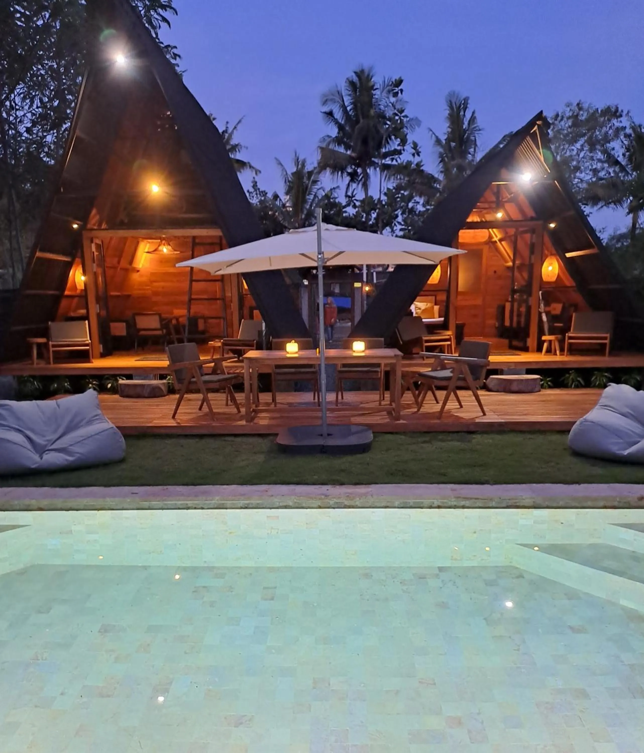 Garden view in Villa Verde the garden