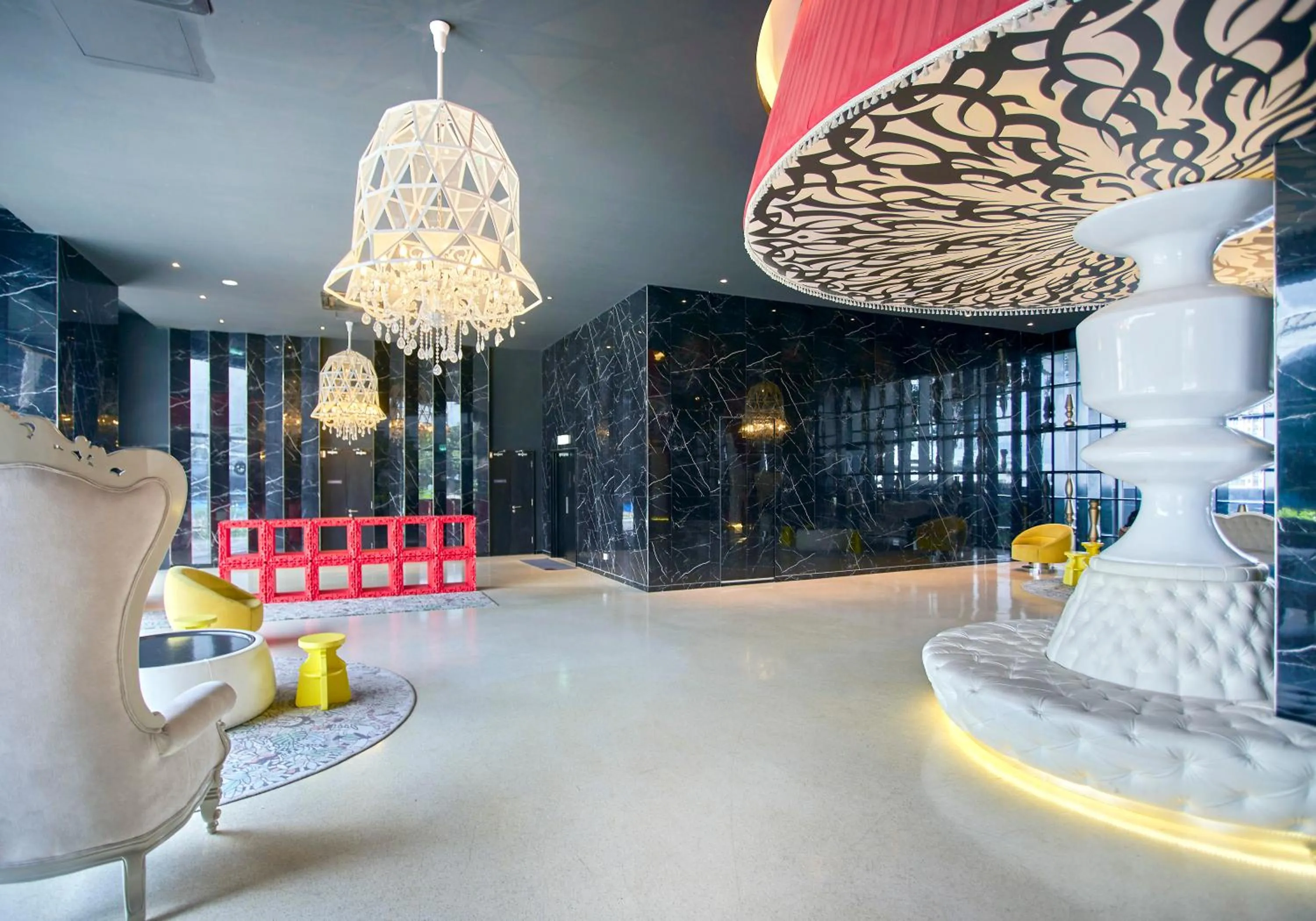 Seating area in Arte Mont Kiara Free Parking, Kuala Lumpur