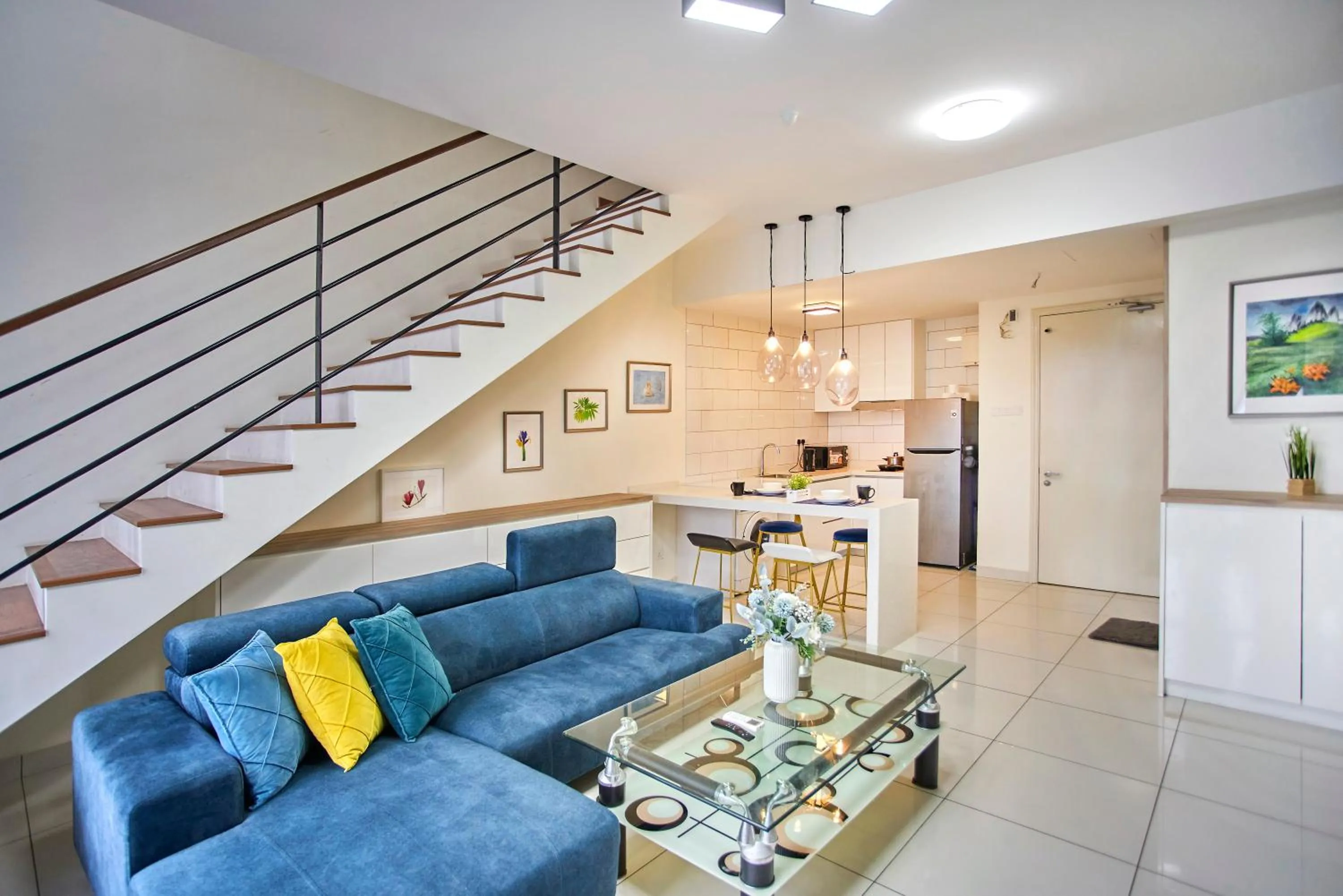 Living room in Arte Mont Kiara Free Parking, Kuala Lumpur