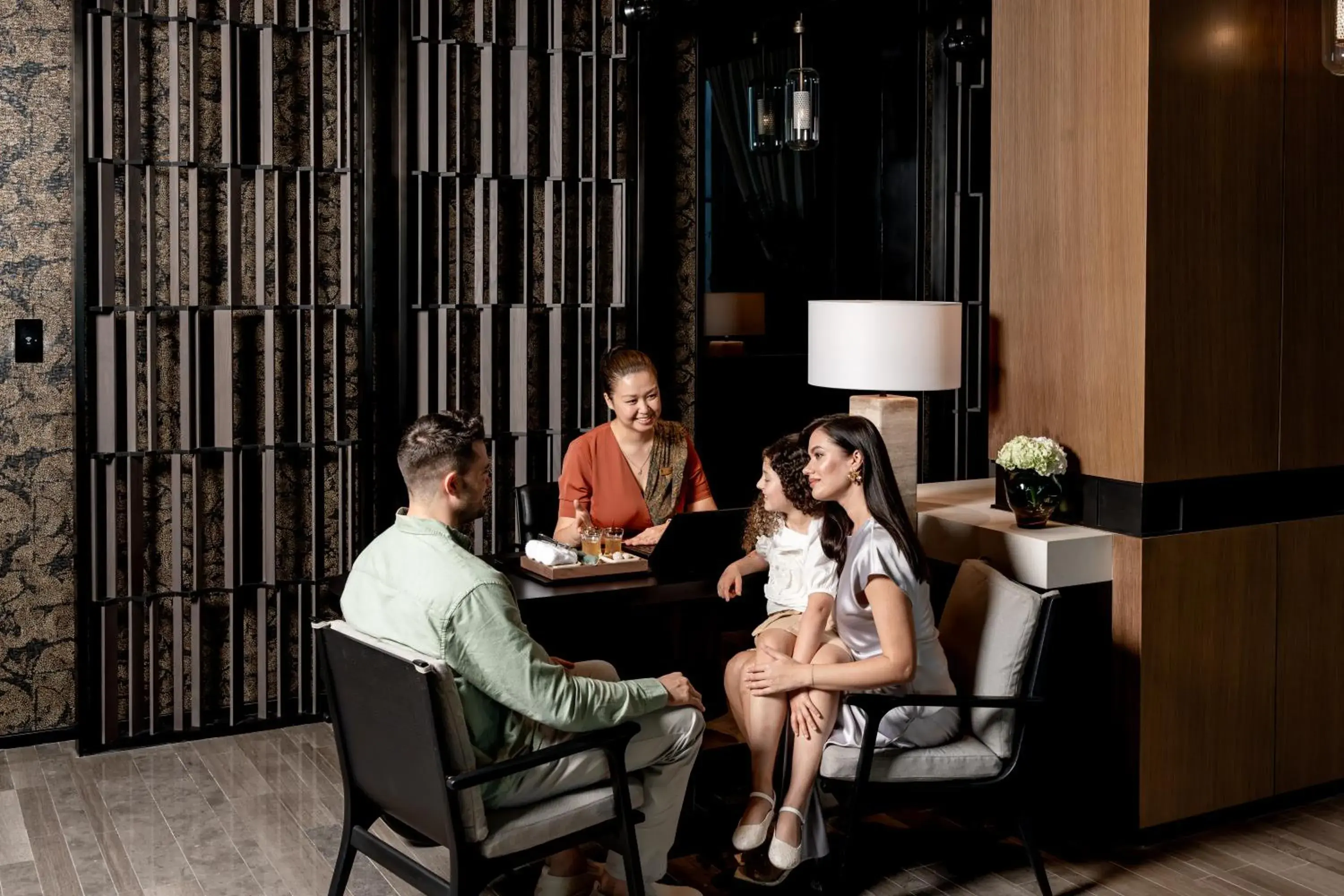 Lobby or reception in Banyan Tree Dubai at Bluewaters Lobby or reception in Banyan Tree Dubai at Bluewaters