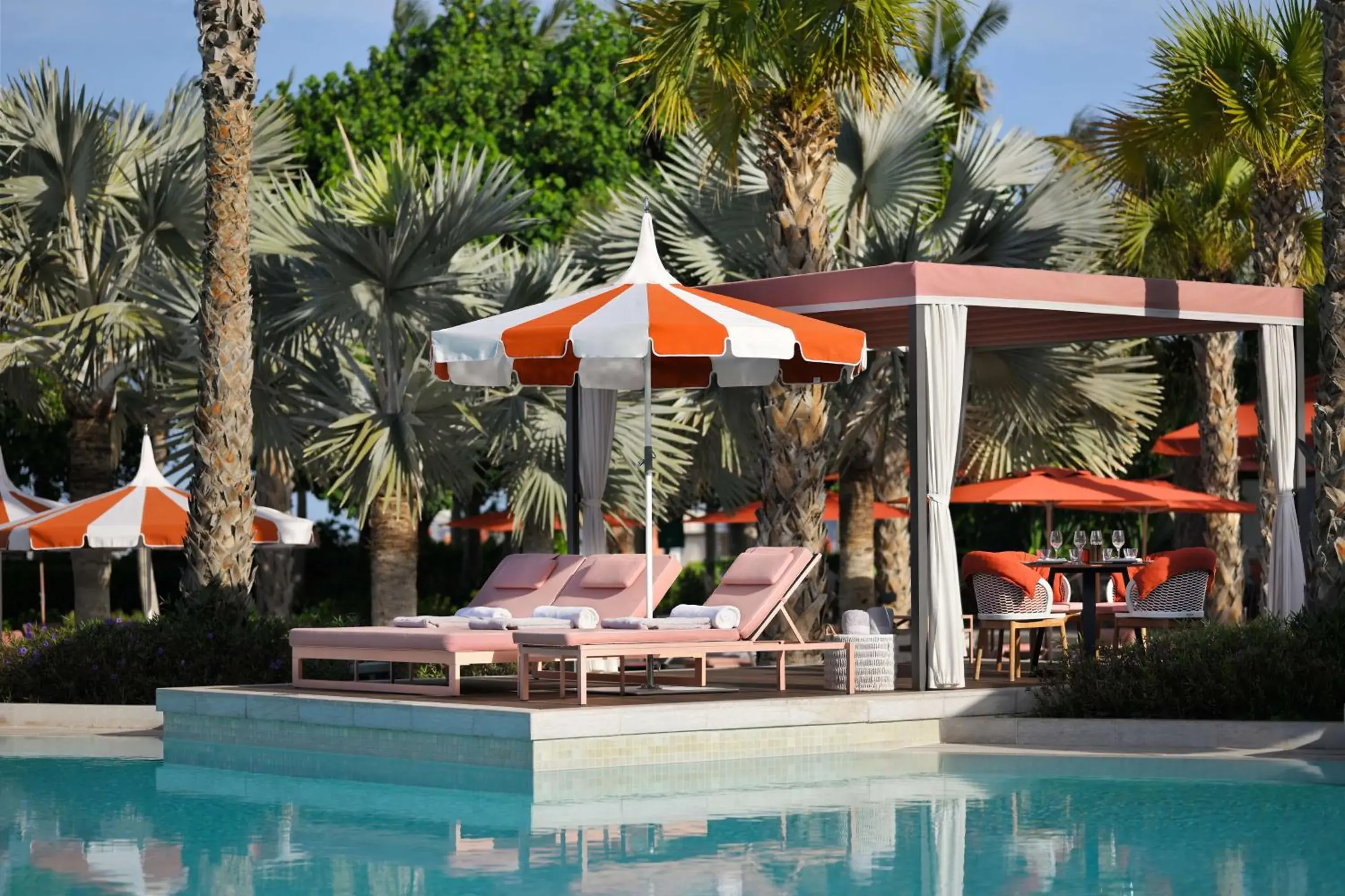 Pool view in Banyan Tree Dubai at Bluewaters Pool view in Banyan Tree Dubai at Bluewaters