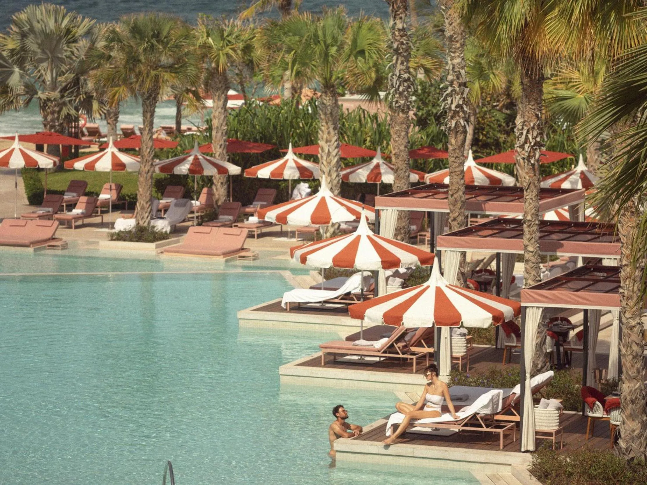 Pool view in Banyan Tree Dubai at Bluewaters