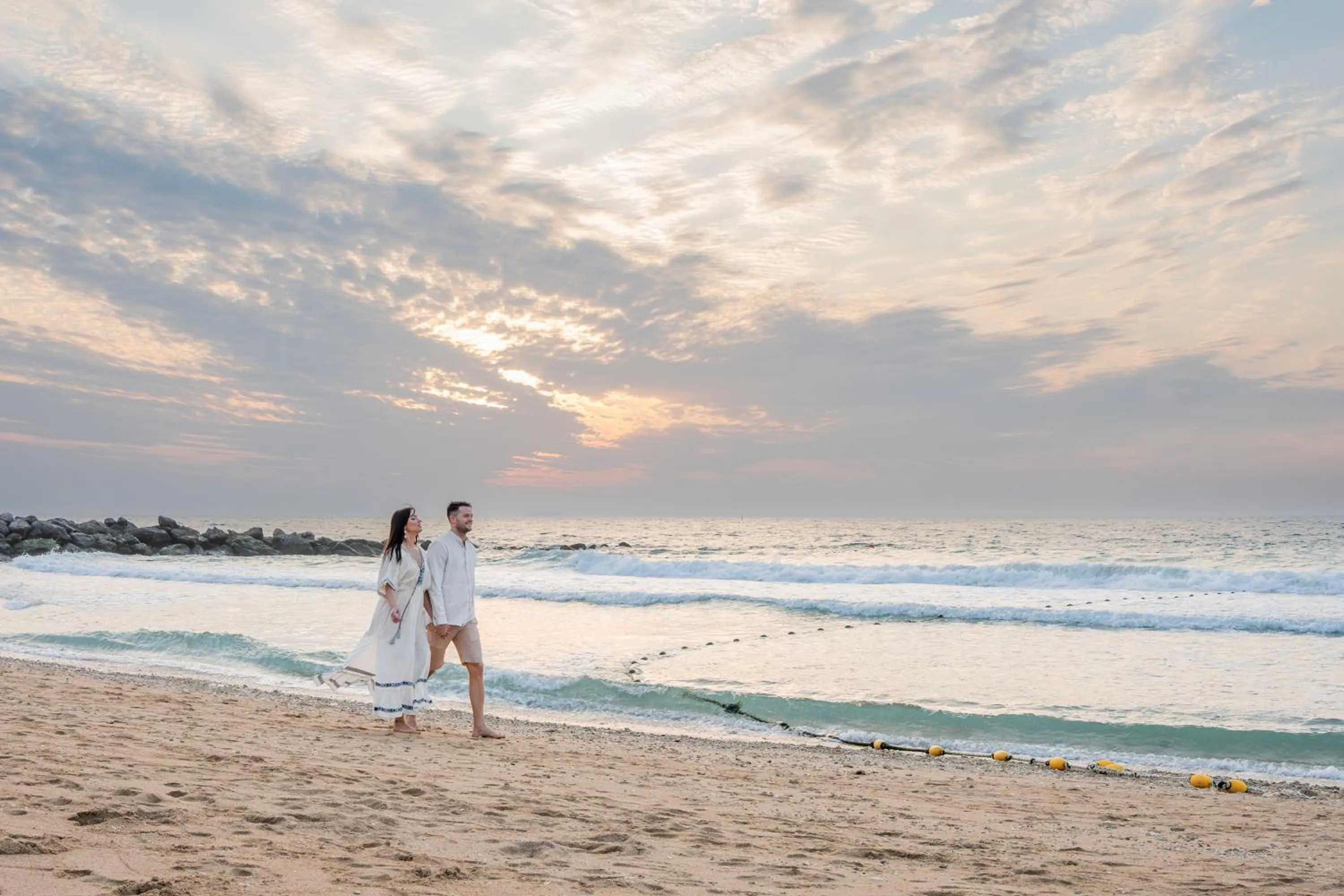 Beach in Banyan Tree Dubai at Bluewaters