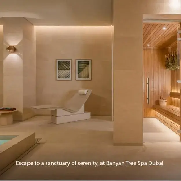 Spa and wellness centre/facilities in Banyan Tree Dubai at Bluewaters Spa and wellness centre/facilities in Banyan Tree Dubai at Bluewaters