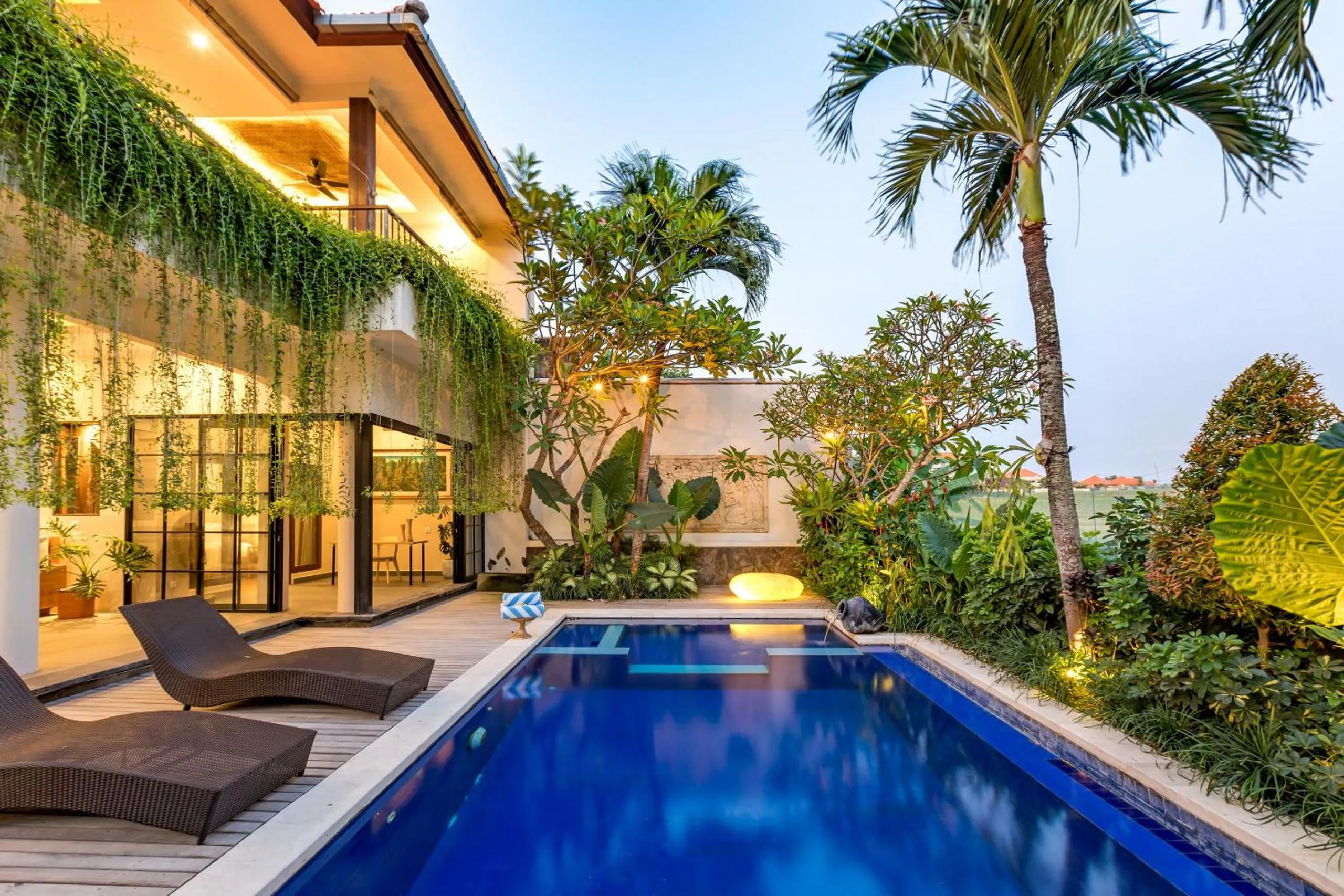 Garden view in Kerta Mani Canggu by Kerta Living