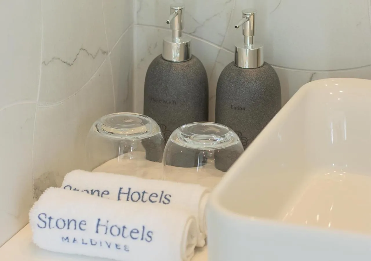 Bathroom in Stone Hotels Dhiffushi