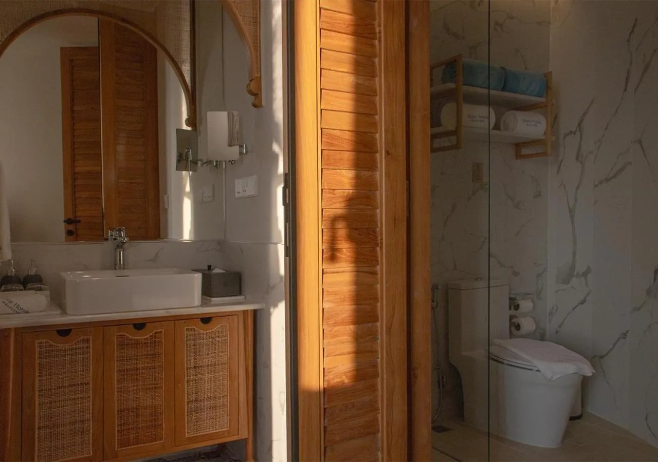 Bathroom in Stone Hotels Dhiffushi