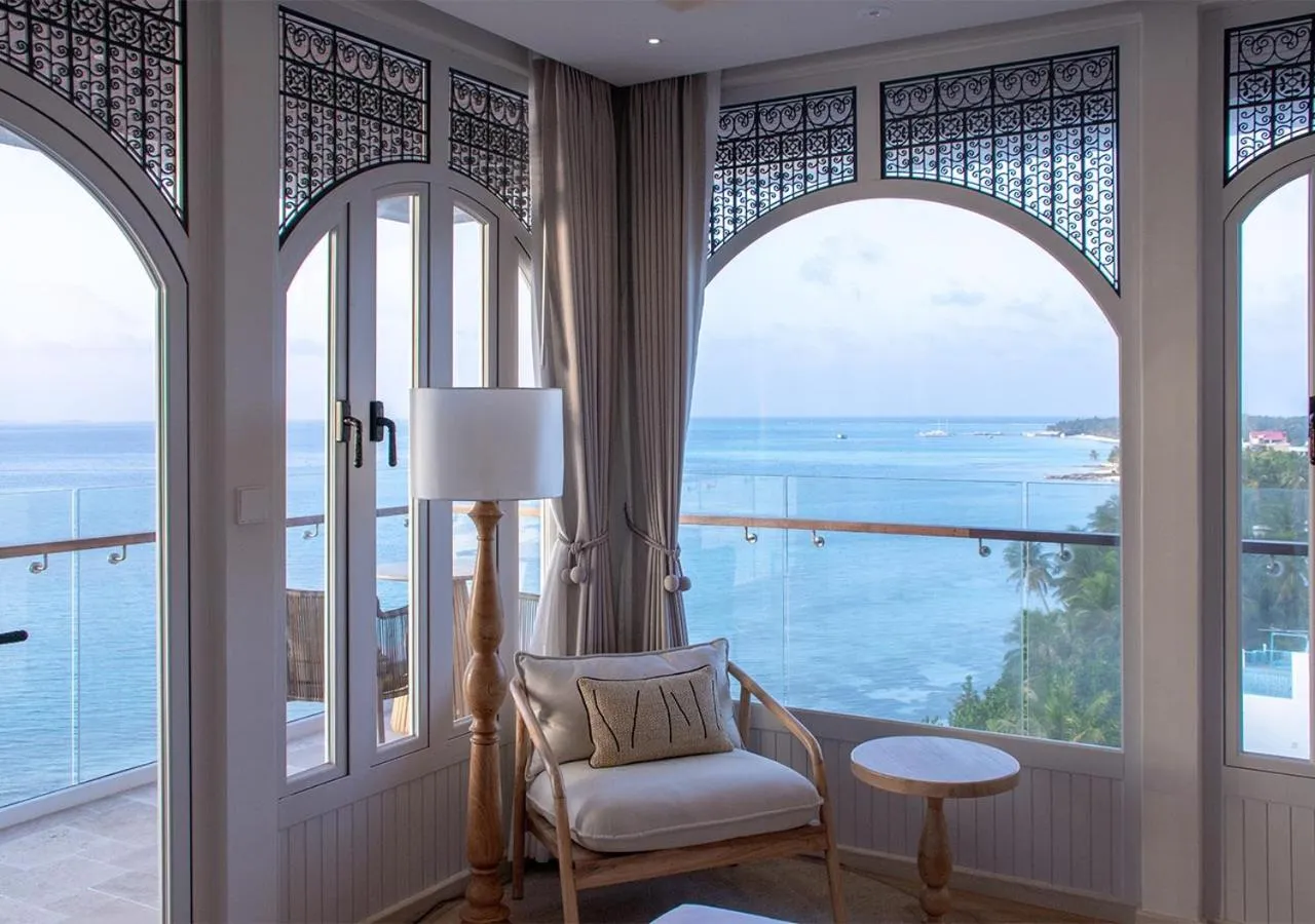 Sea view in Stone Hotels Dhiffushi