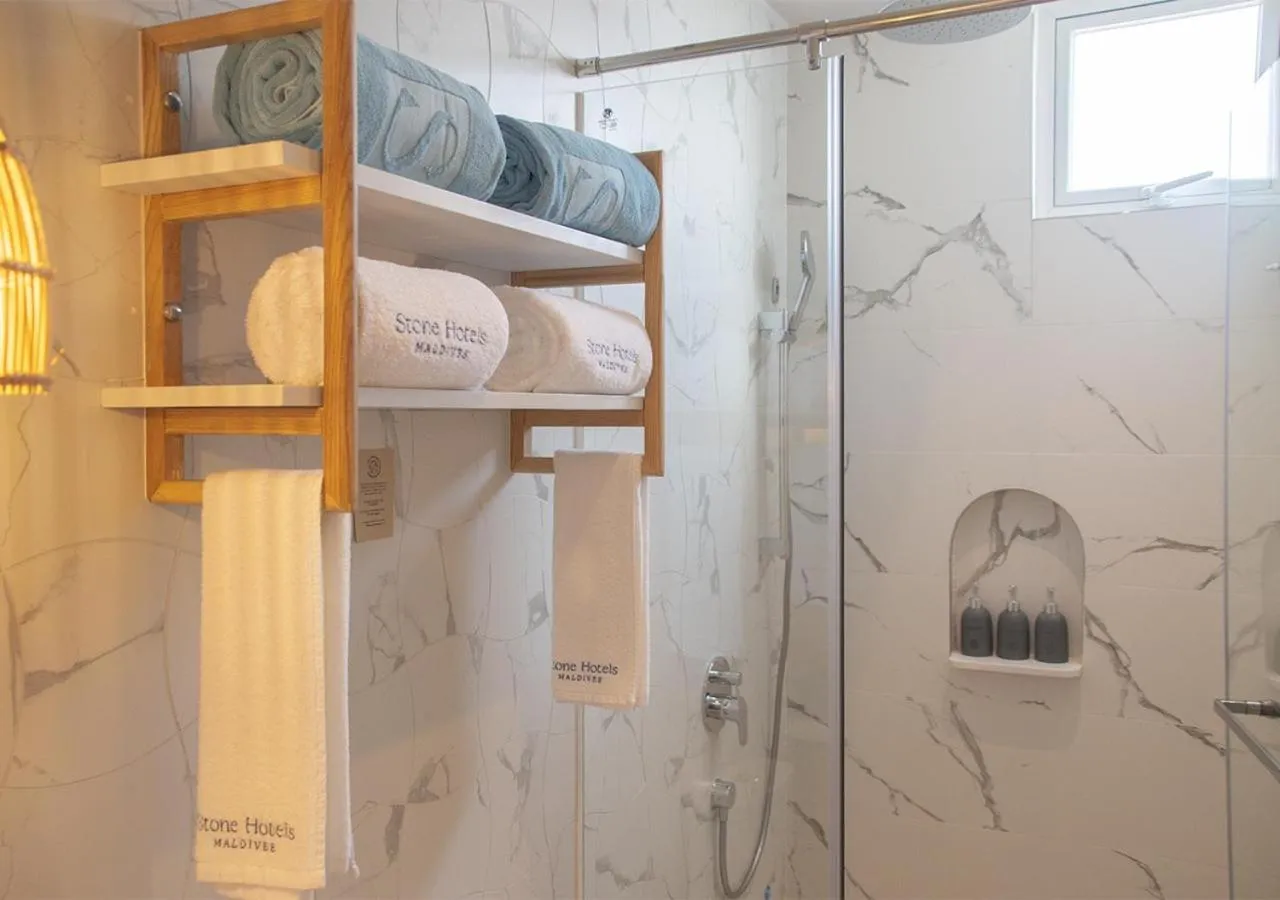 Bathroom in Stone Hotels Dhiffushi