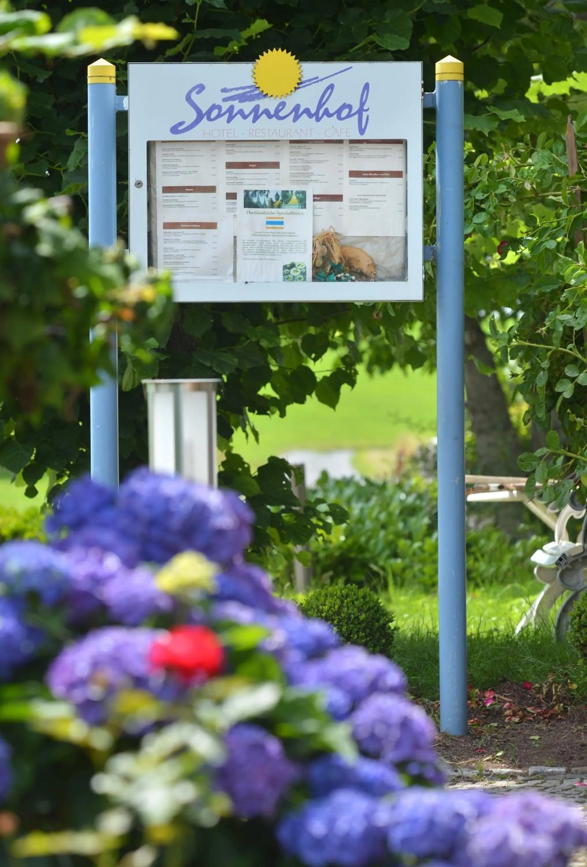 Decorative detail in Rhön-Hotel Sonnenhof - Restaurant & Café