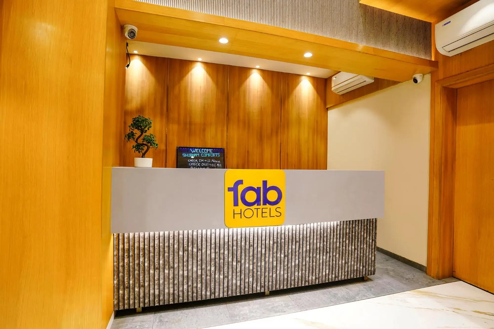 Lobby or reception in FabHotel Prime Shubham Comforts Lobby or reception in FabHotel Prime Shubham Comforts
