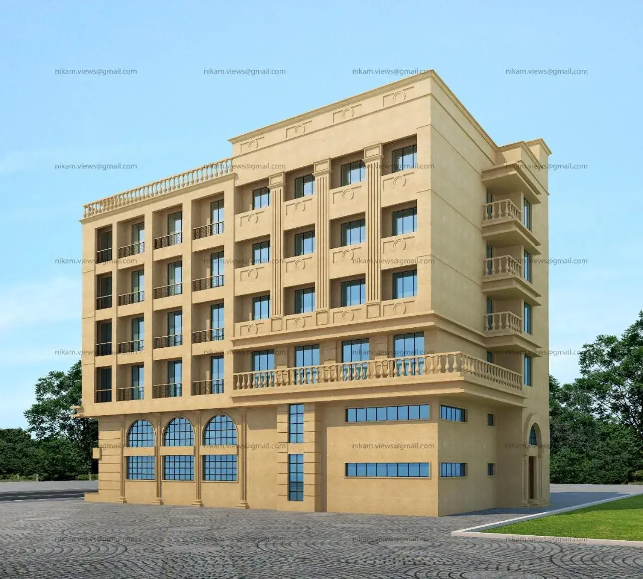 Property building in Shubham Comforts Property building in Shubham Comforts