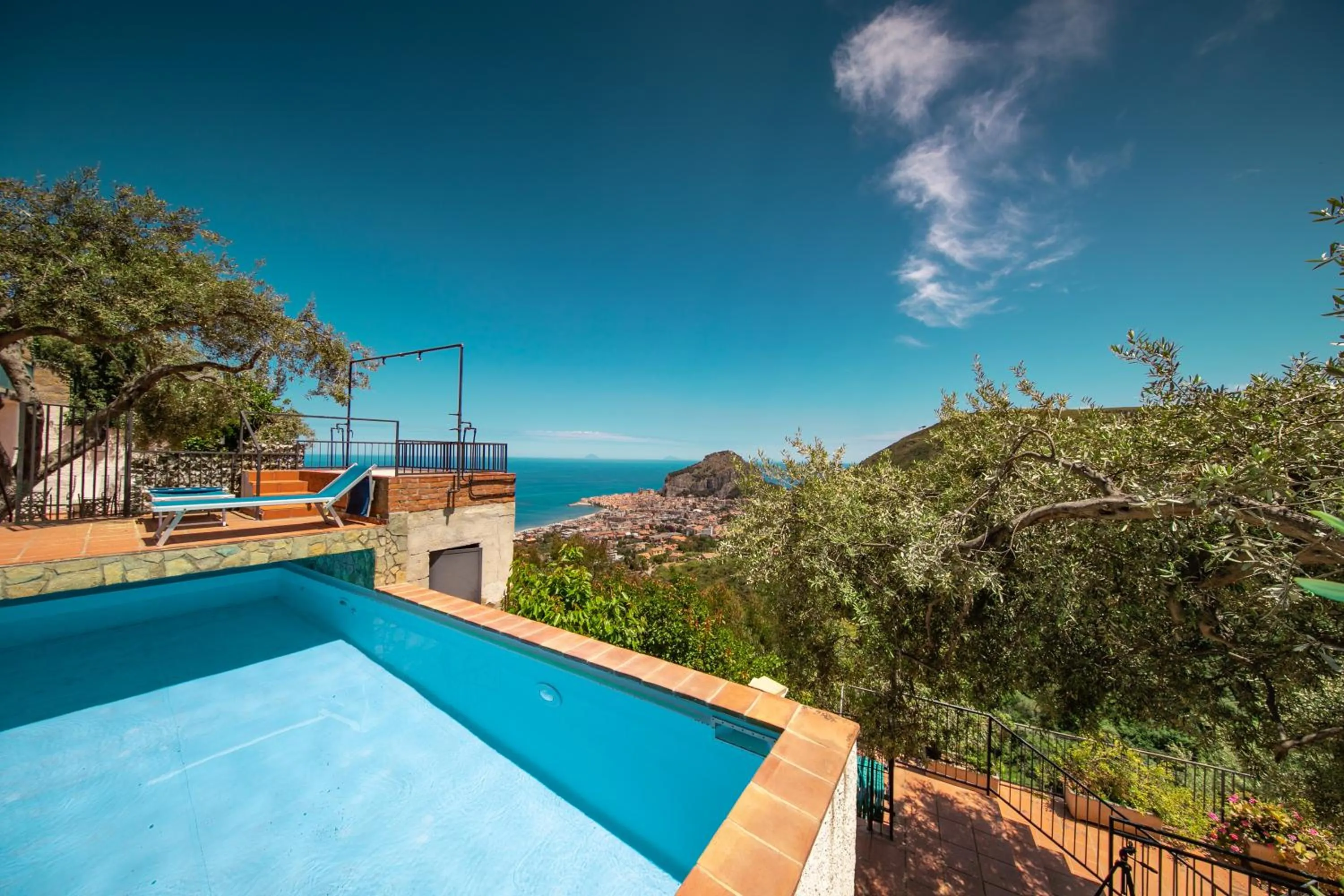 Pool view in L' Arca Residence