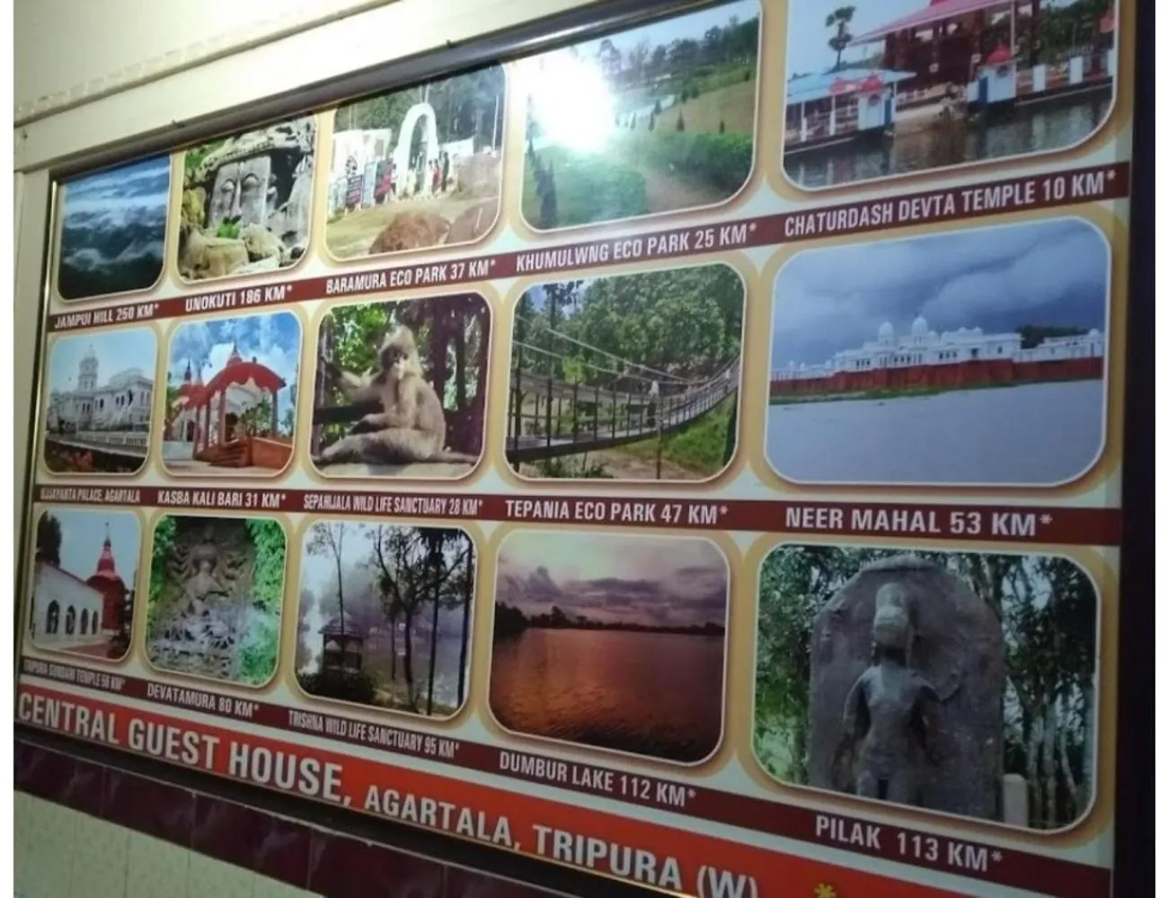 Decorative detail in Central Guest House, Tripura