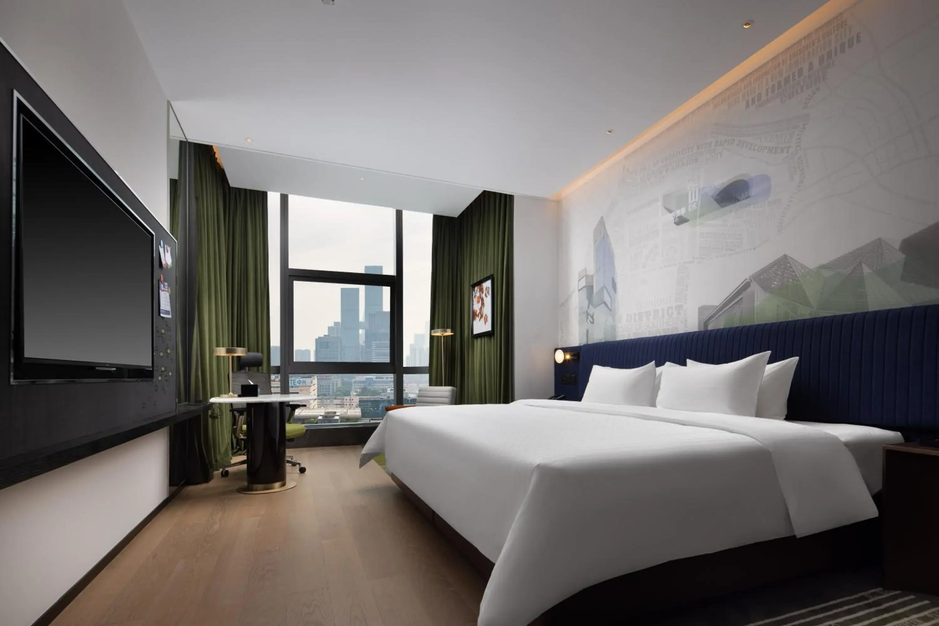 Deluxe Double Room in Hampton by Hilton Shenzhen Nanshan Science and Technology Park Deluxe Double Room in Hampton by Hilton Shenzhen Nanshan Science and Technology Park