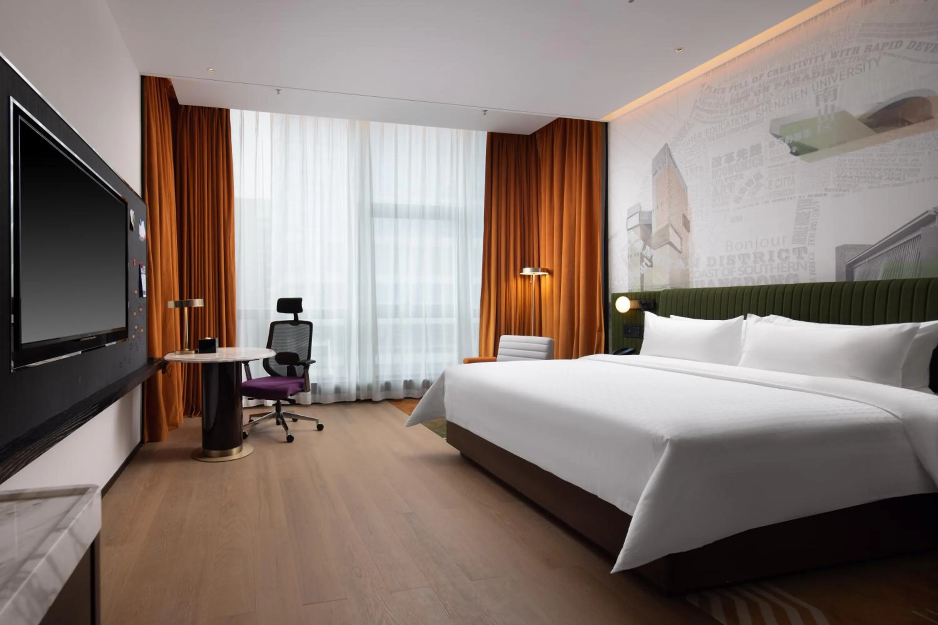 Photo of the whole room, Bed in Hampton by Hilton Shenzhen Nanshan Science and Technology Park
