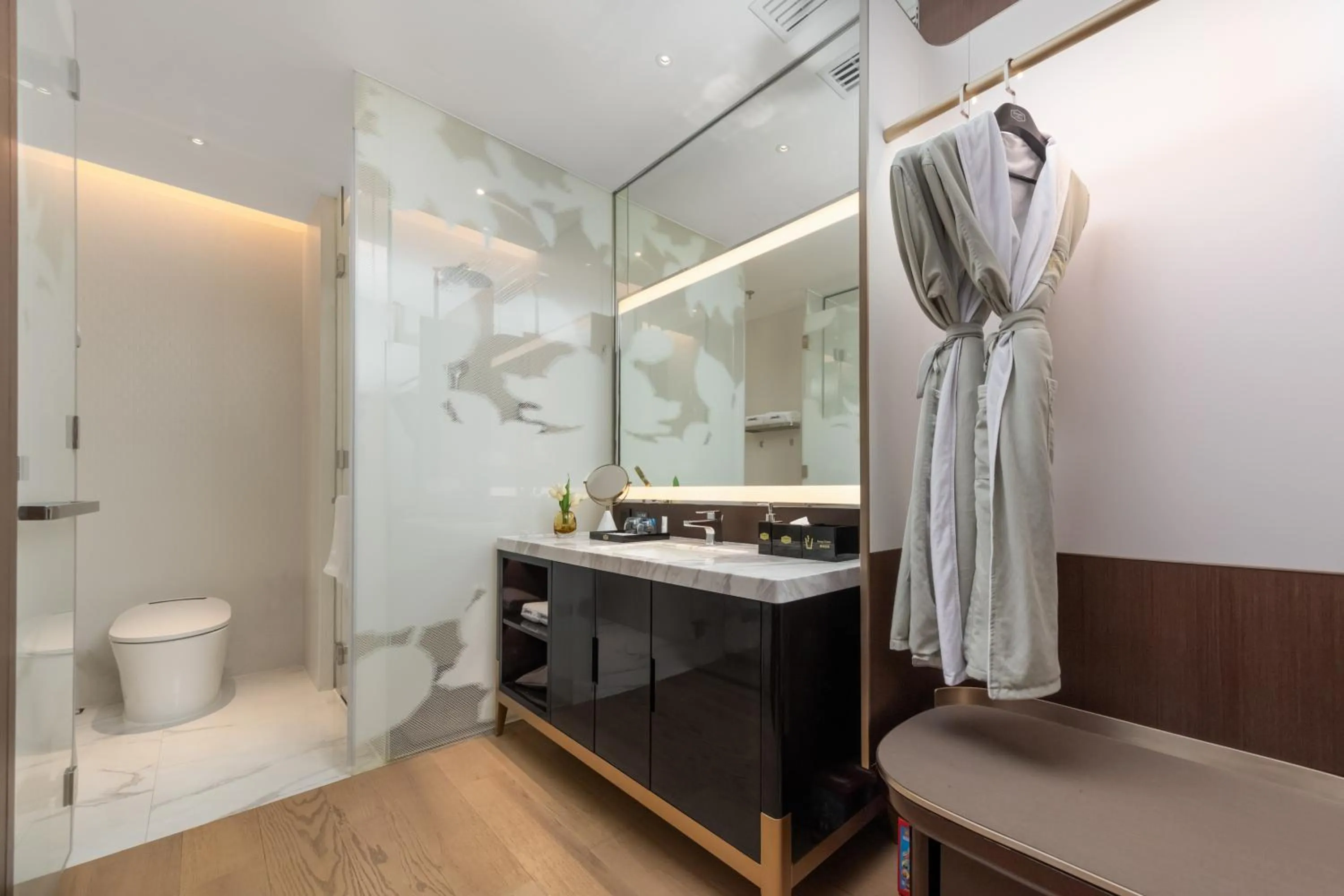 Toilet in Hampton by Hilton Shenzhen Nanshan Science and Technology Park