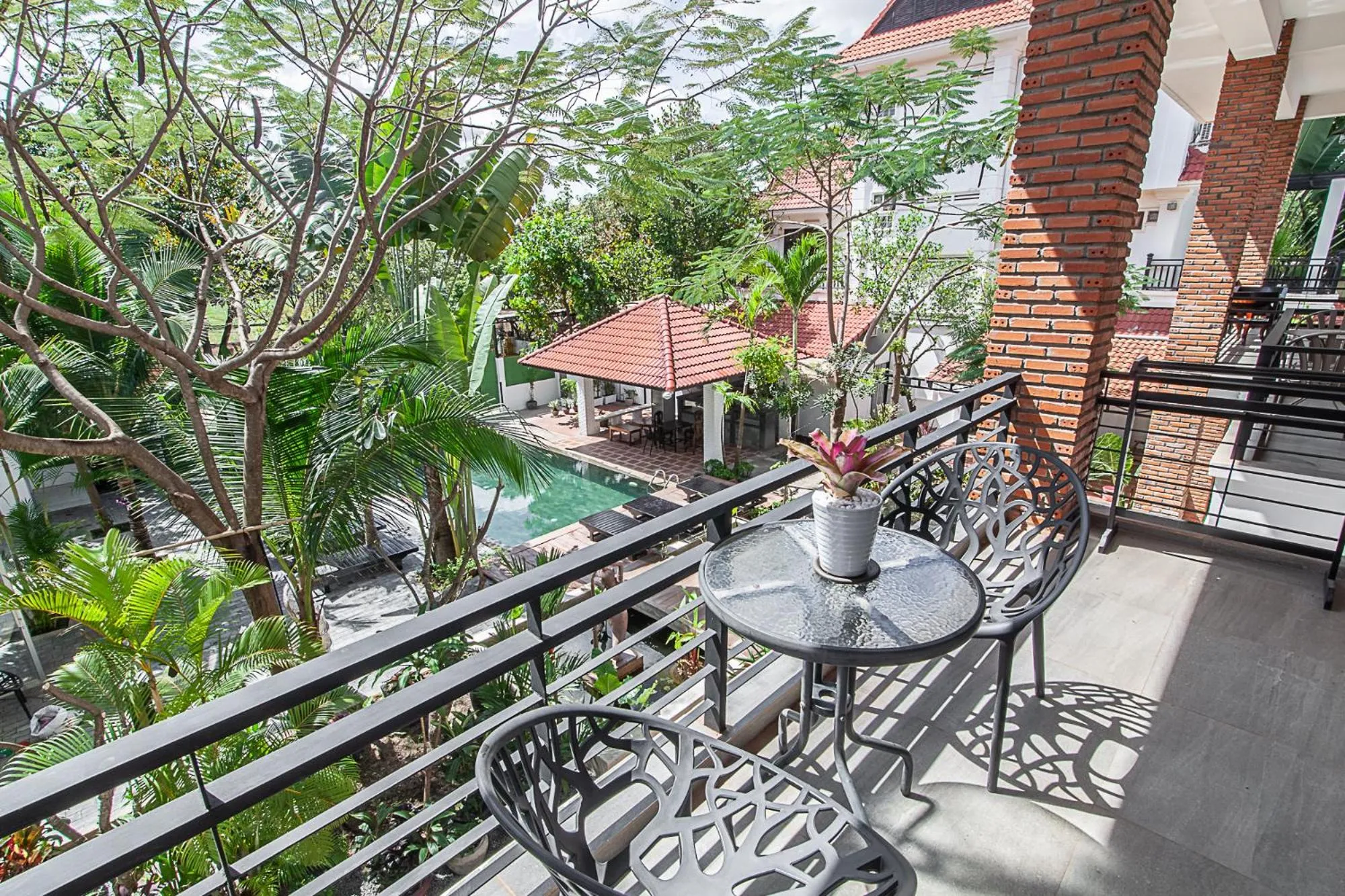 Balcony/Terrace in Angkor Eden Boutique Hotel