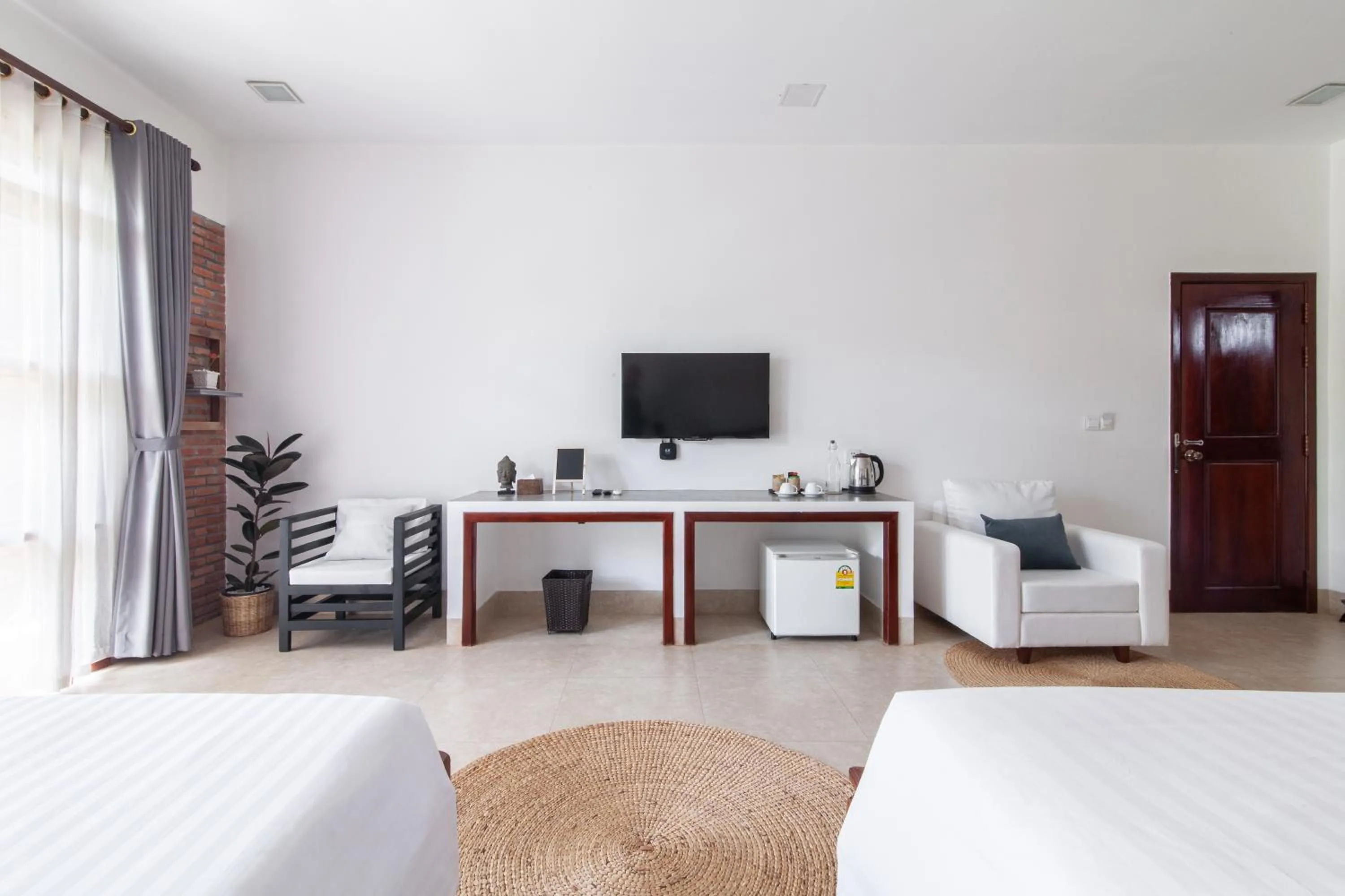 Photo of the whole room, Bed in Angkor Eden Boutique Hotel