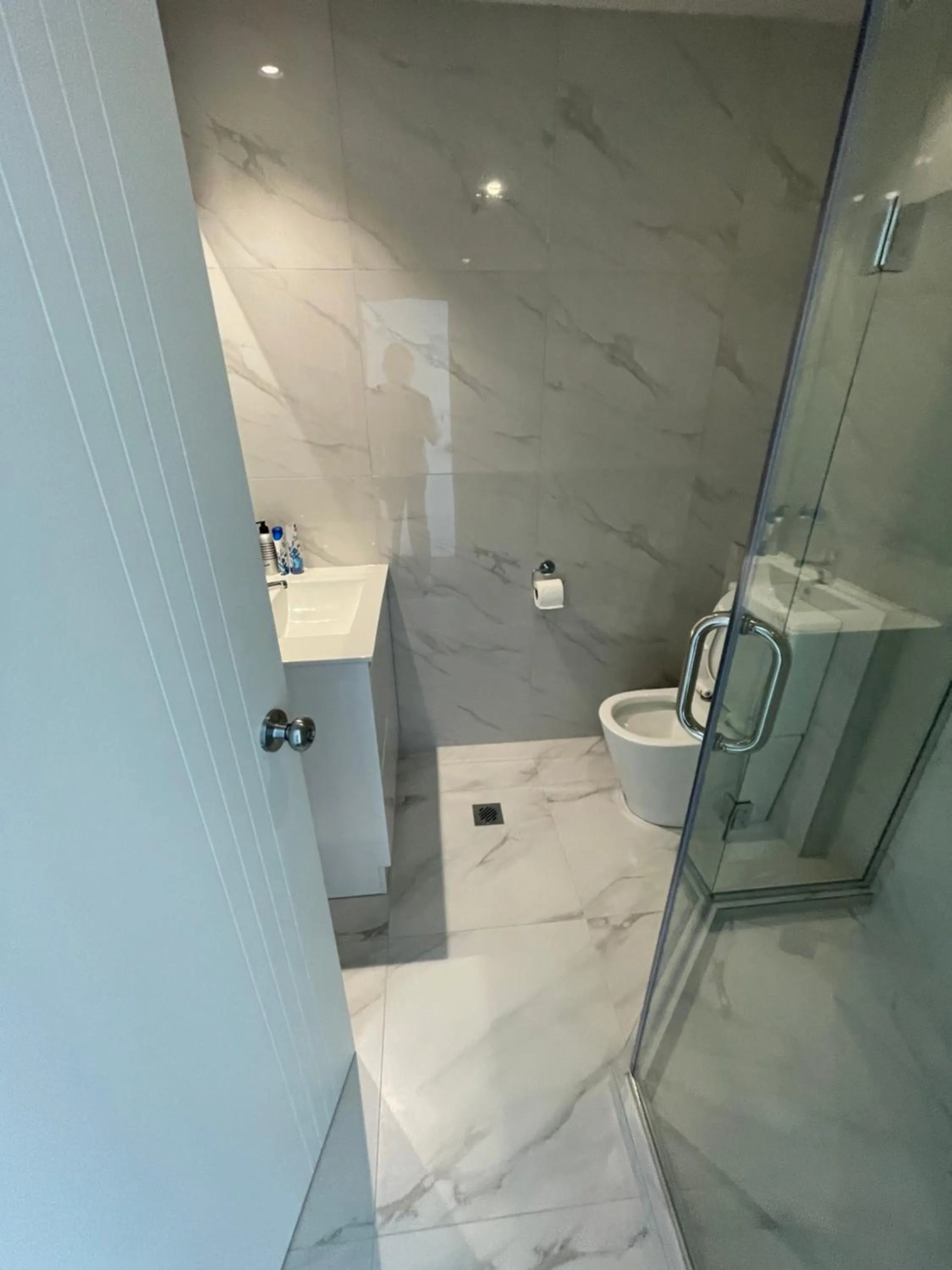 Bathroom in Modern Home by the Reserve