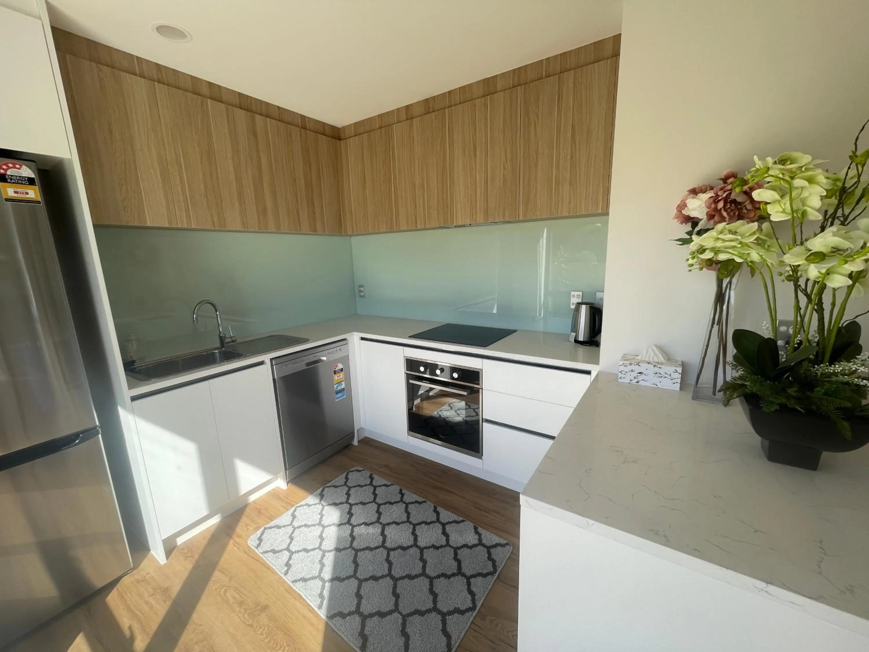 kitchen in Modern Home by the Reserve
