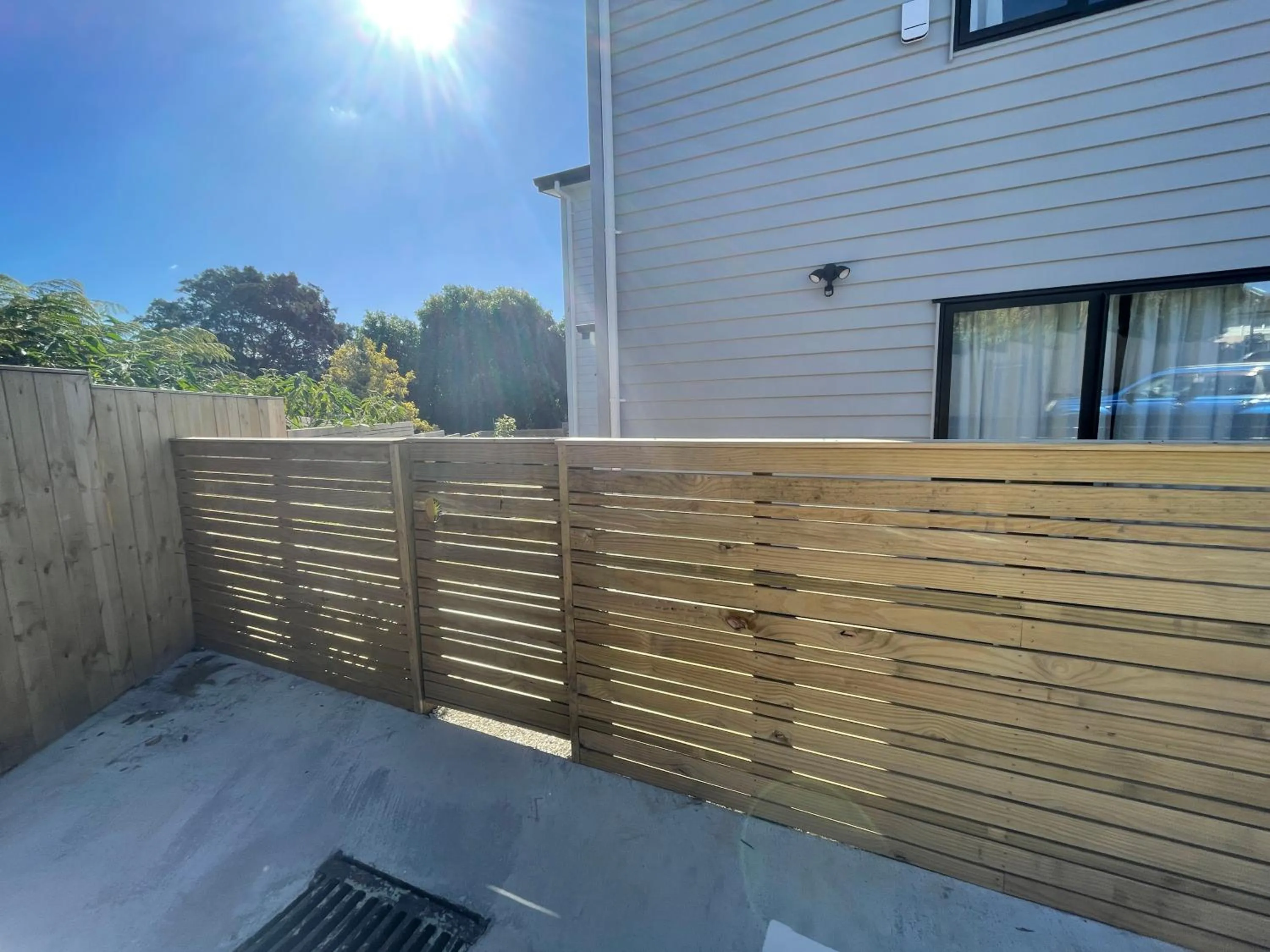 Facade/entrance in Modern Home by the Reserve