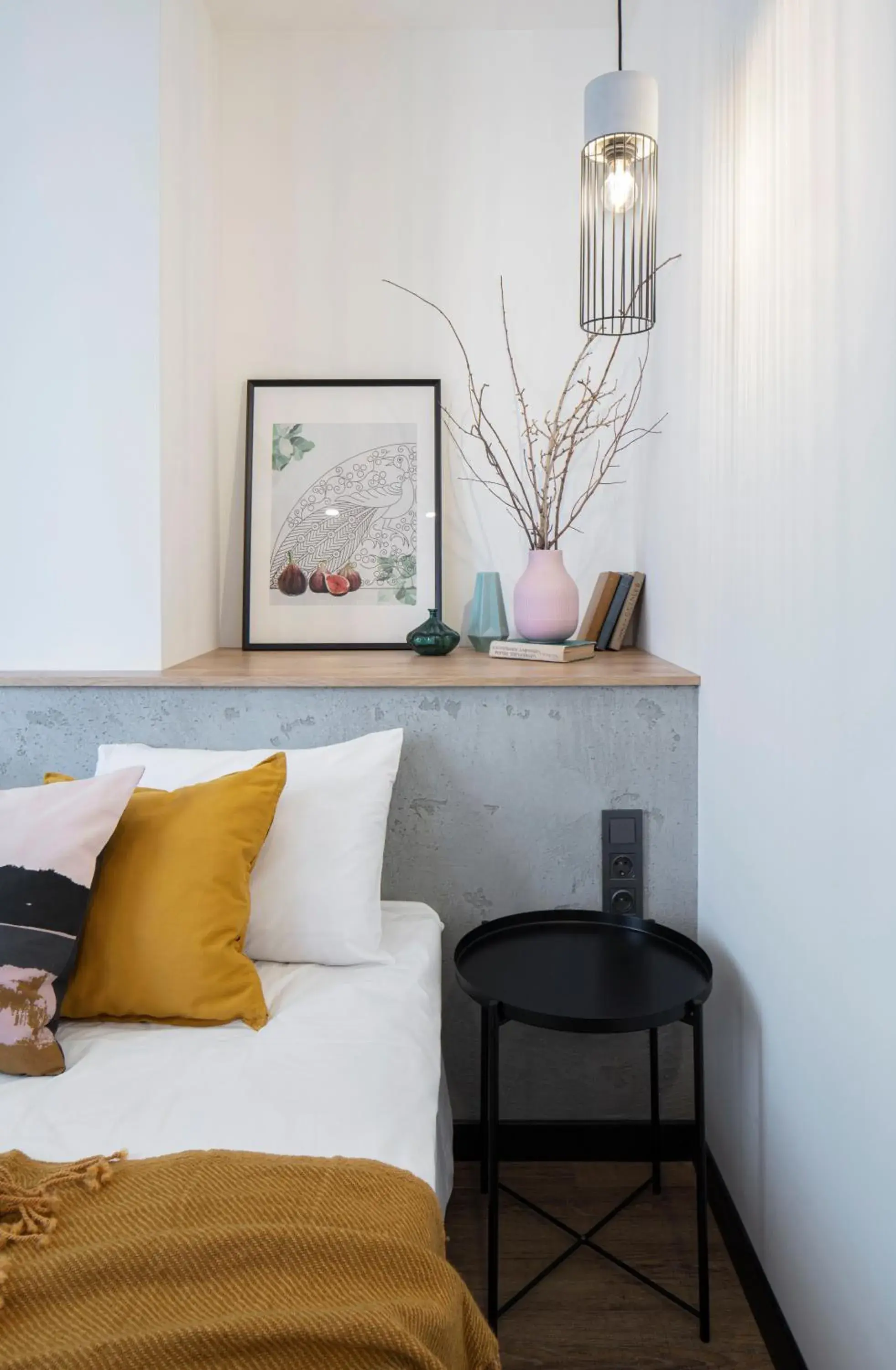 Decorative detail, Bed in Kantar Hotel Decorative detail, Bed in Kantar Hotel