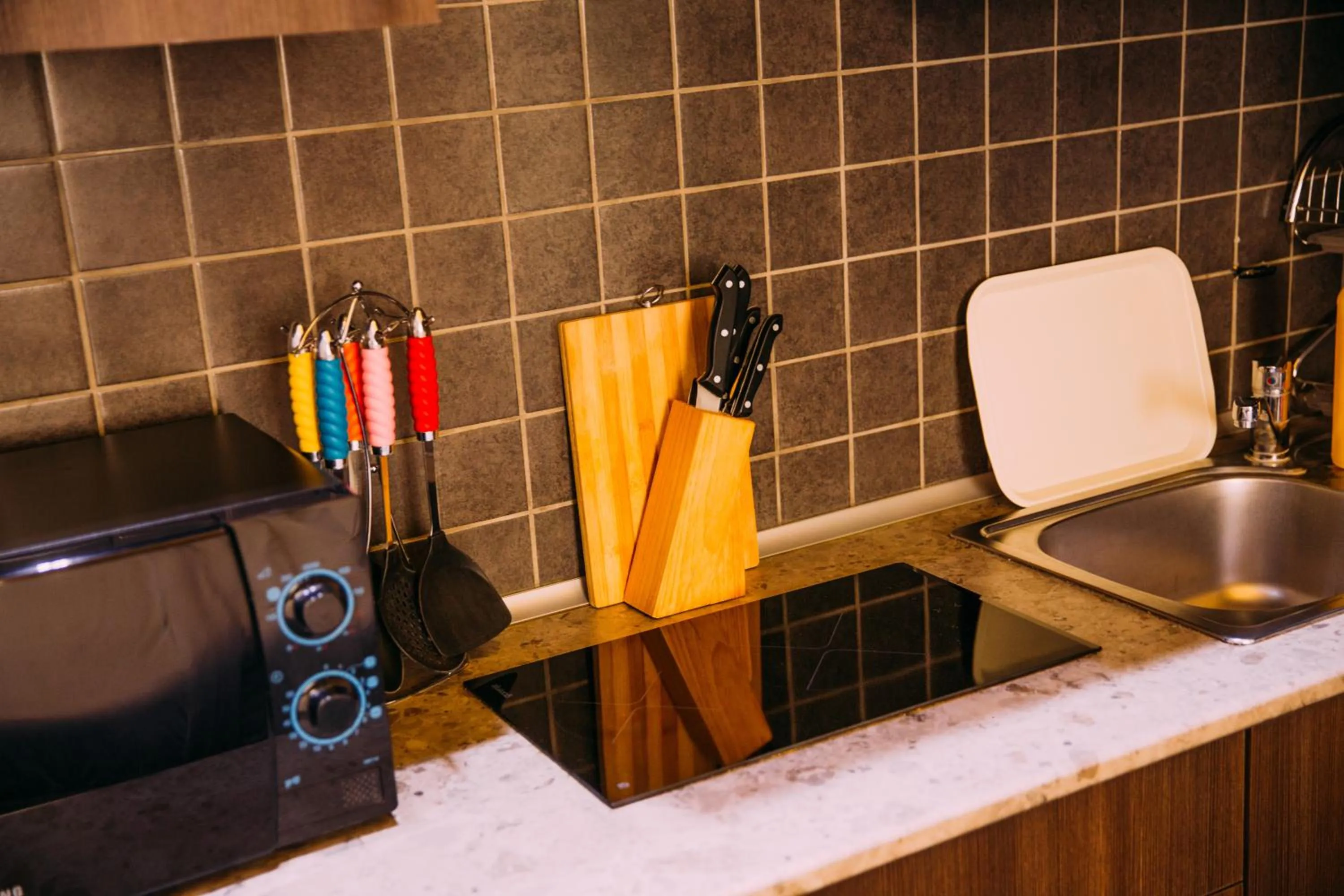 Kitchen or kitchenette in Kantar Hotel